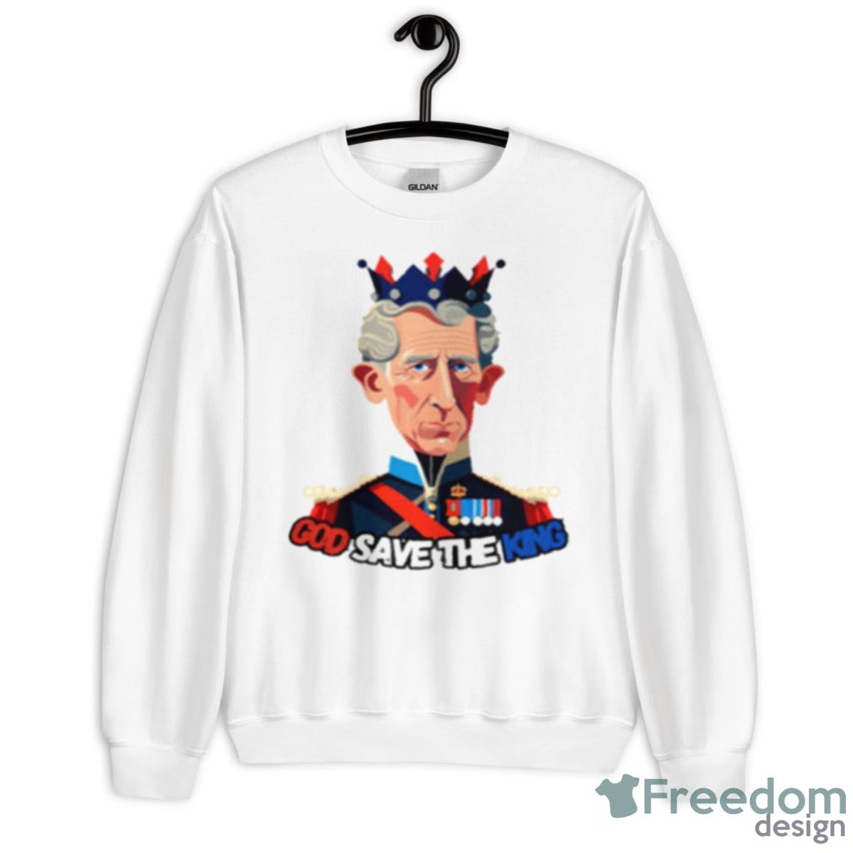 King Charles Iii Funny Shirt - Unisex Heavy Blend Crewneck Sweatshirt