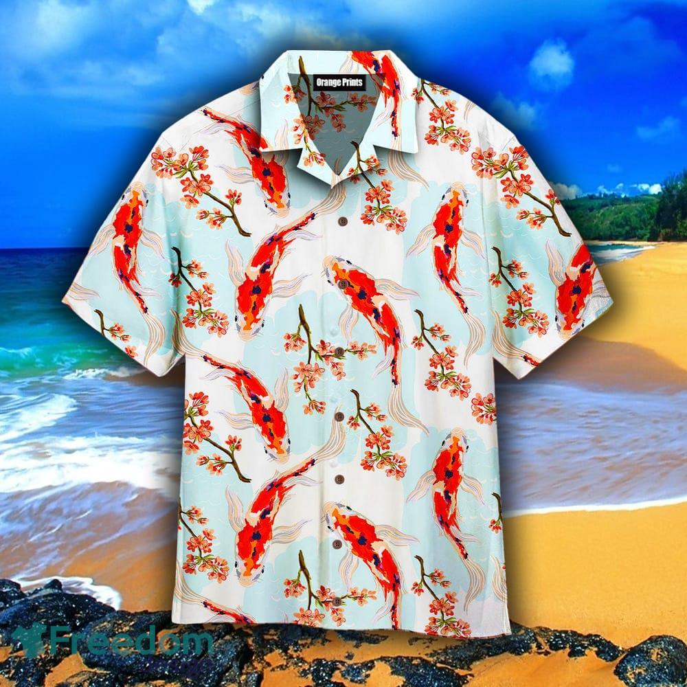 Koi Fish Tropical Hawaiian Shirt For Men, Hawaiian Shirt For Women, Aloha  Shirt, Hawaii Shirt