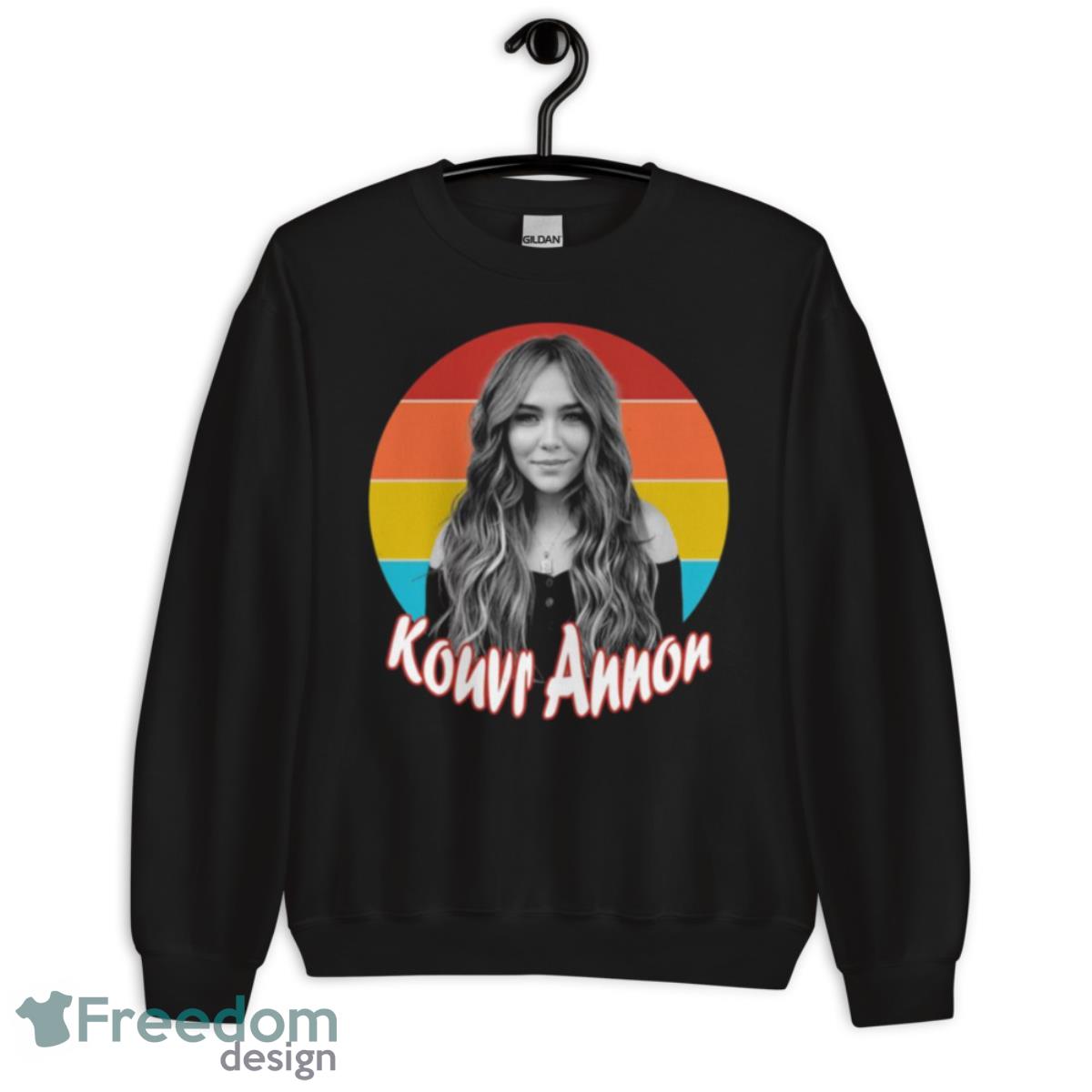 Kouvr Annon Vintage Style Shirt - Unisex Crewneck Sweatshirt Kouvr Annon Vintage Style Shirt - Unisex Crewneck Sweatshirt