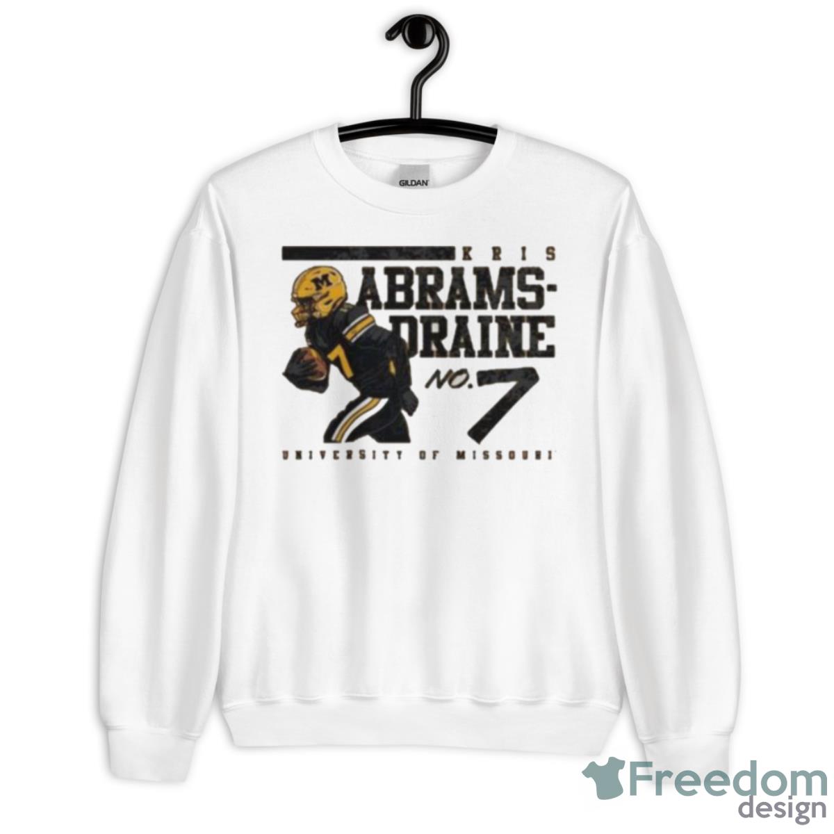 Kristopher Abrams Draine No 7 University Of Missouri Shirt - Unisex Heavy Blend Crewneck Sweatshirt