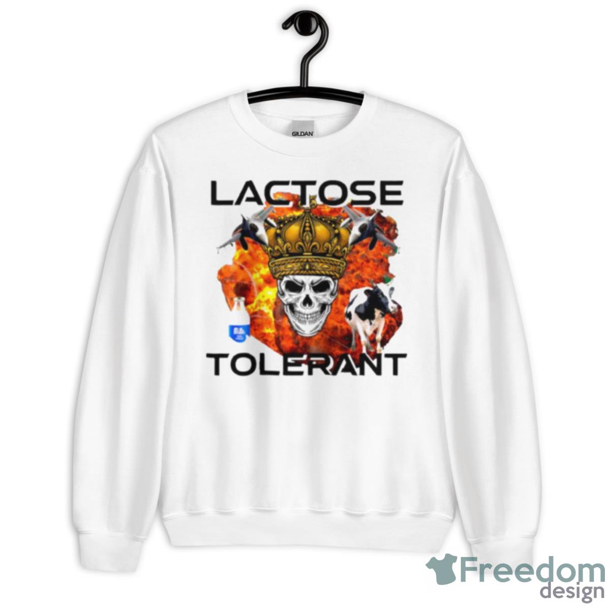 Lactose Tolerant Shirt - Unisex Heavy Blend Crewneck Sweatshirt