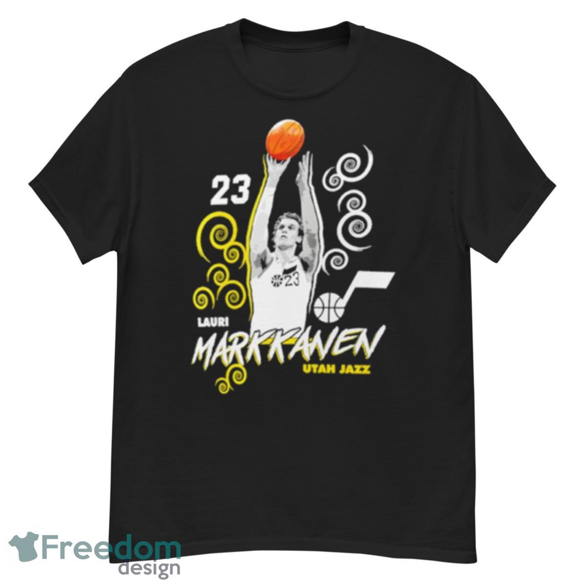 Lauri Markkanen Utah Jazz Player Name & Number Jump Pass Shirt - G500 Men’s Classic T-Shirt