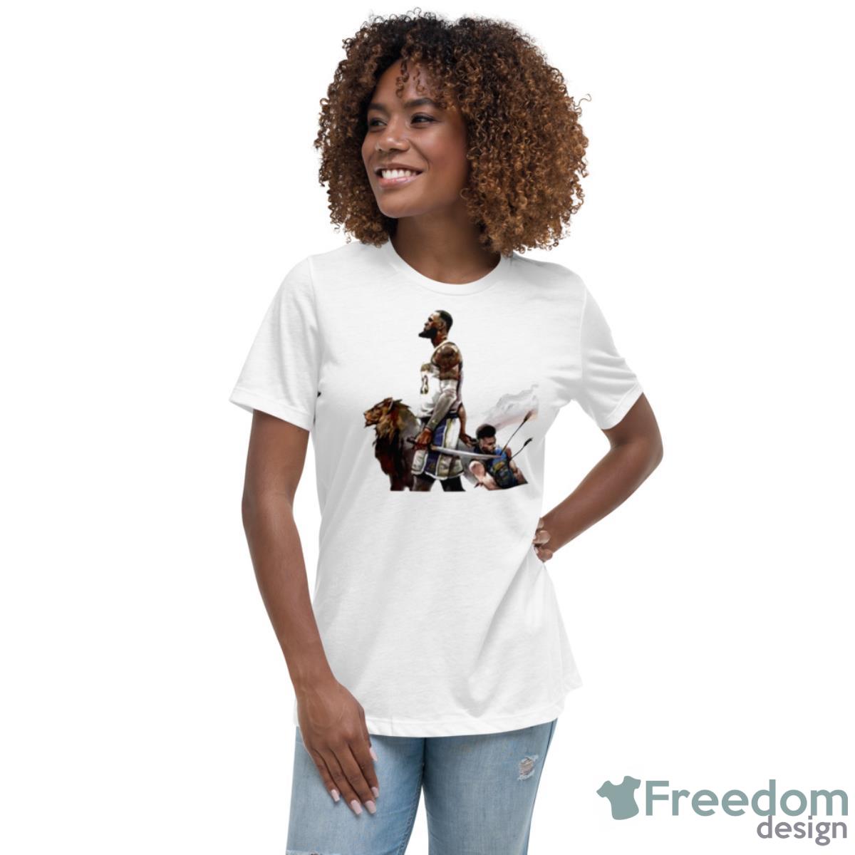 Lebron James Slaughter Stephen Curry Shirt - Womens Relaxed Short Sleeve Jersey Tee Lebron James Slaughter Stephen Curry Shirt - Womens Relaxed Short Sleeve Jersey Tee