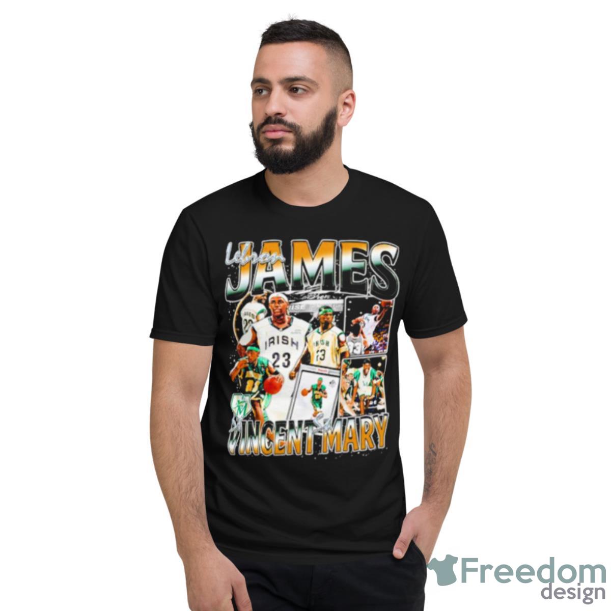 Lebron James Vincent Mary Shirt - Short Sleeve T-Shirt