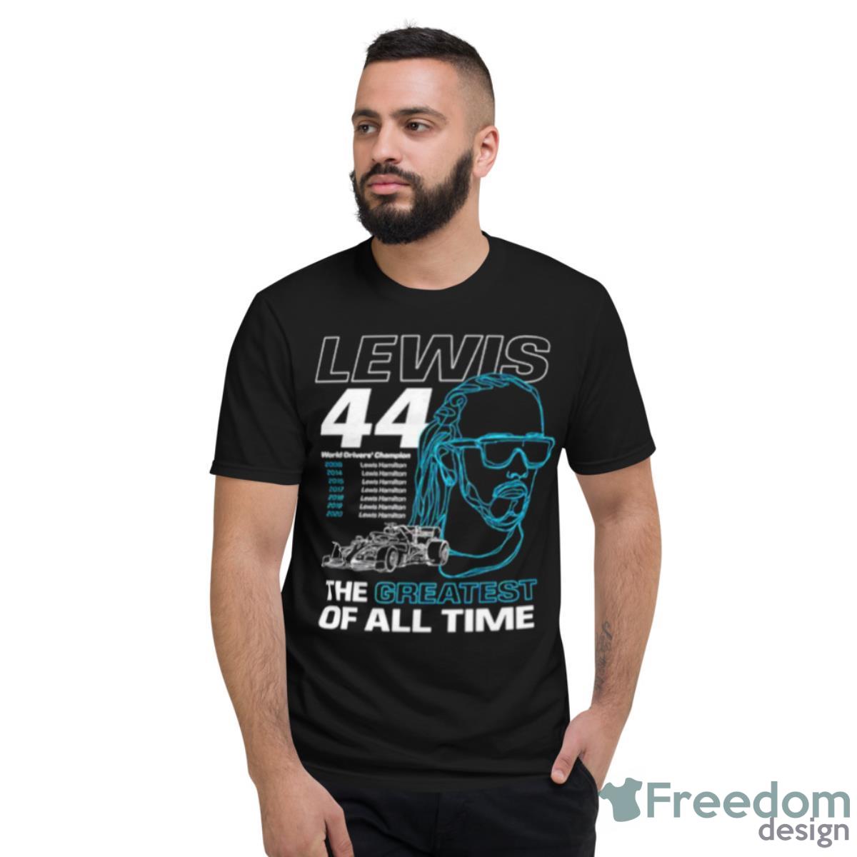 Lewis 44 World Drivers’ Champion The Greatest Of All Time Shirt - Short Sleeve T-Shirt