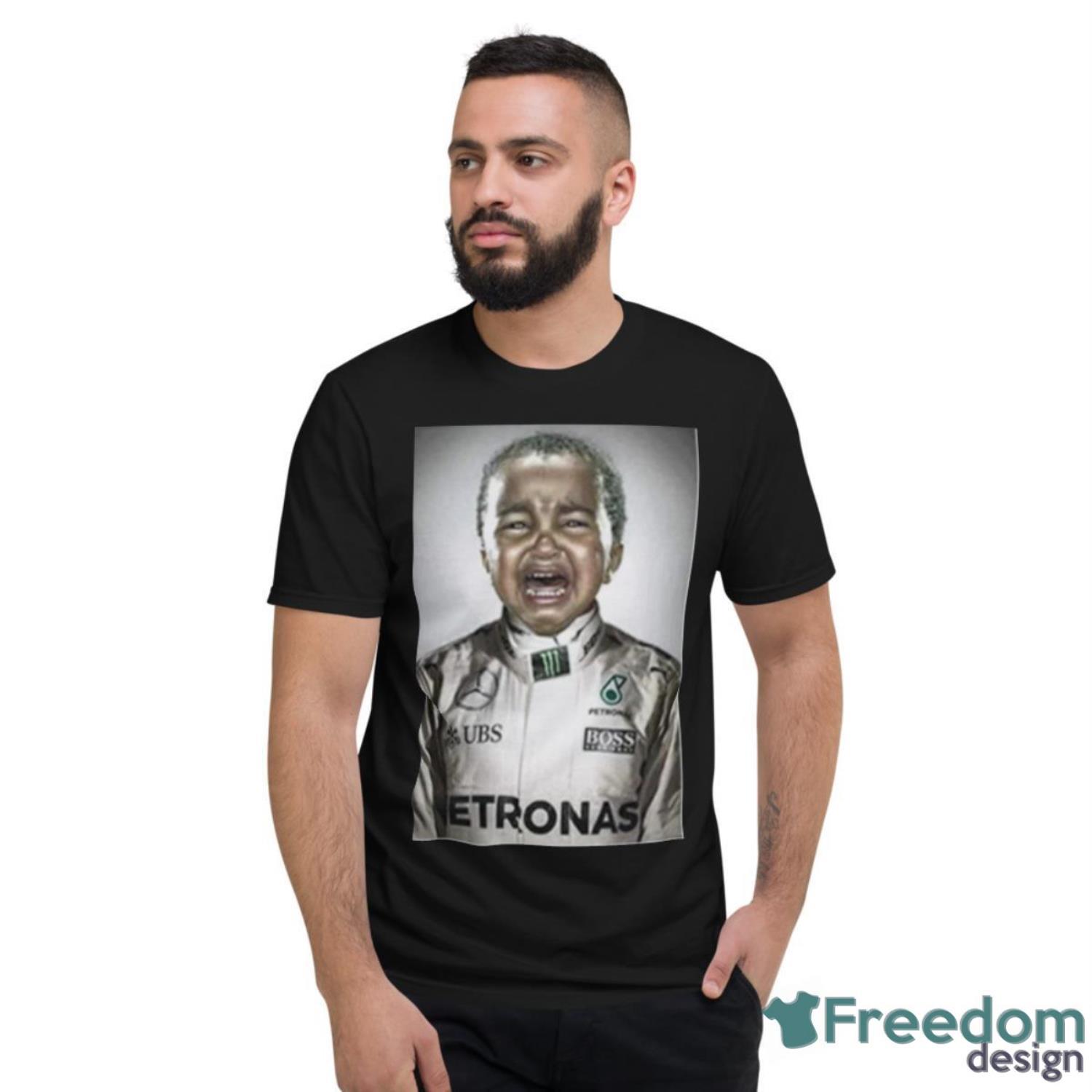 Lewis Hamilton Cry Baby Meme Shirt - Short Sleeve T-Shirt