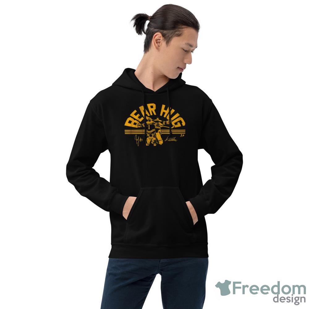Linus Ullmark & Jeremy Swayman Bear Hug Boston Bruins Hockey 2023 Shirt -  Freedomdesign