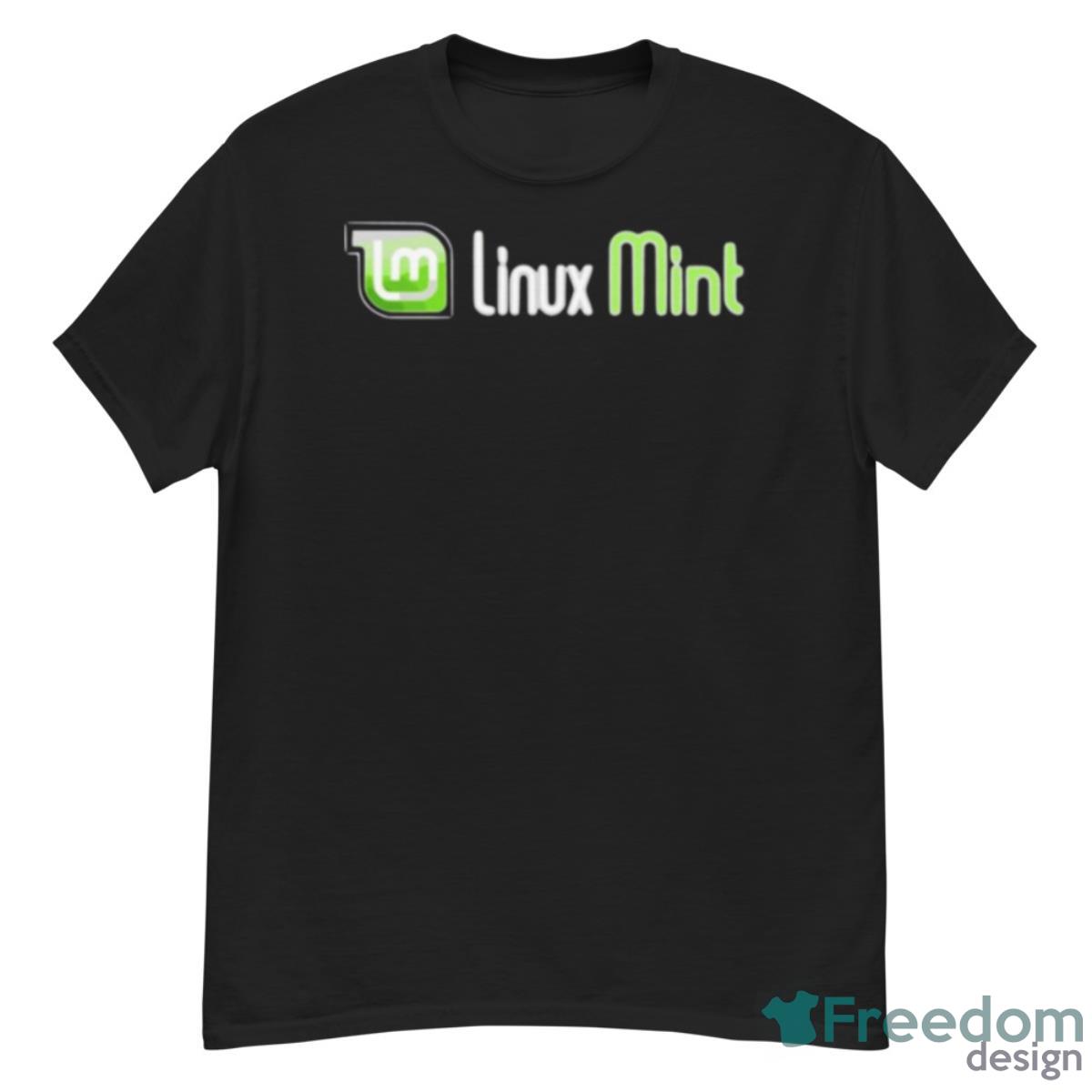 Logo Text Linux Mint Shirt - G500 Men’s Classic T-Shirt