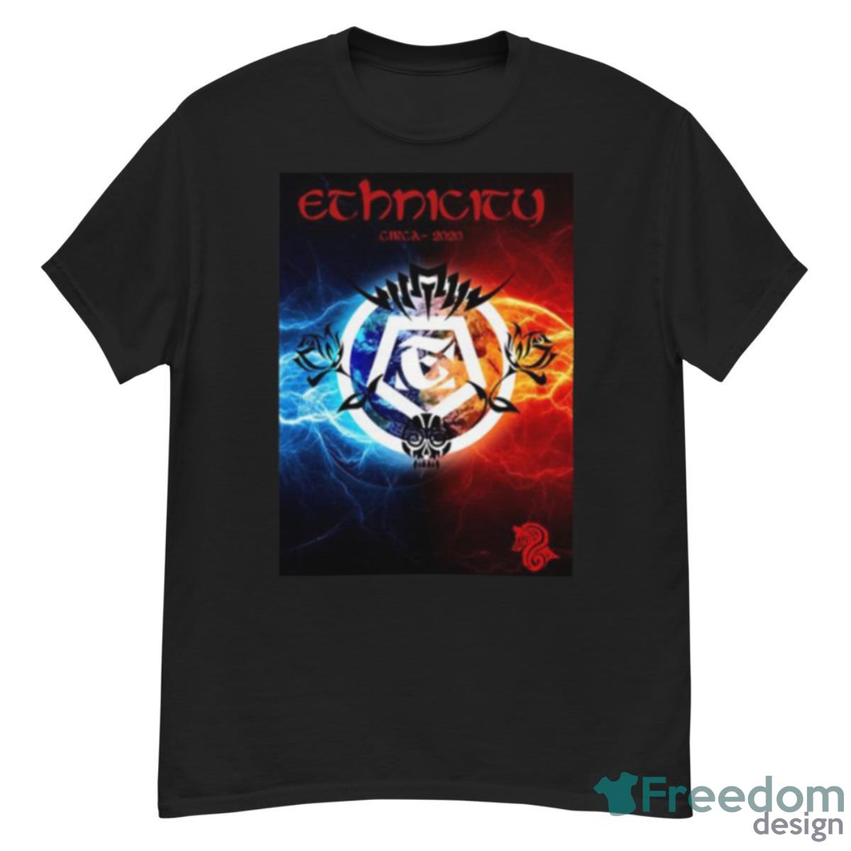 Logo Unleashed Skull And Rose Rendition On Ethnicity Tribal Seeds Shirt - G500 Men’s Classic T-Shirt