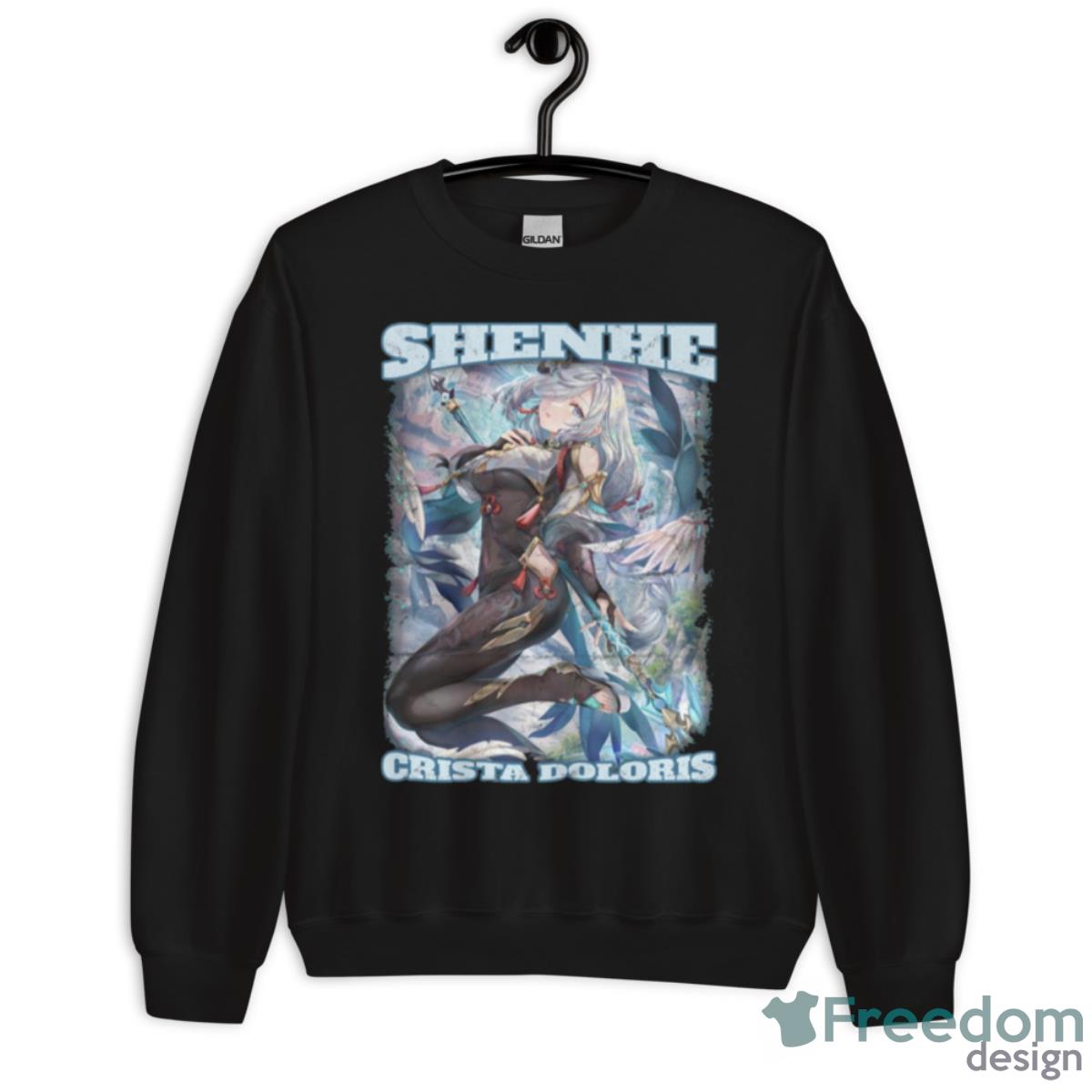 Lonesome Transcendence Shenhe Crista Doloris Genshin Impact Shirt - Unisex Crewneck Sweatshirt Lonesome Transcendence Shenhe Crista Doloris Genshin Impact Shirt - Unisex Crewneck Sweatshirt