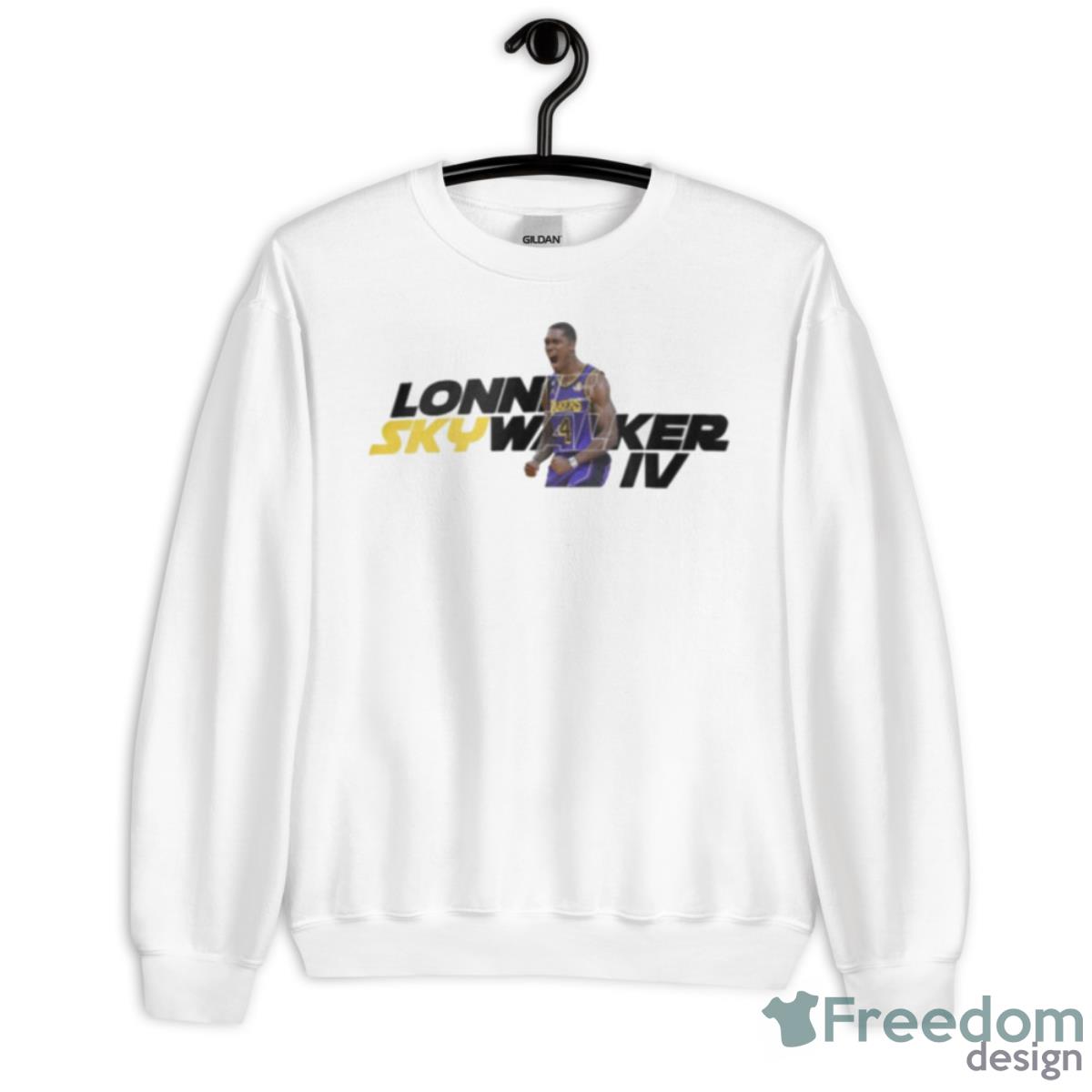Lonnie Skywalker Walker Iv Los Angeles Lakers Shirt - Unisex Heavy Blend Crewneck Sweatshirt