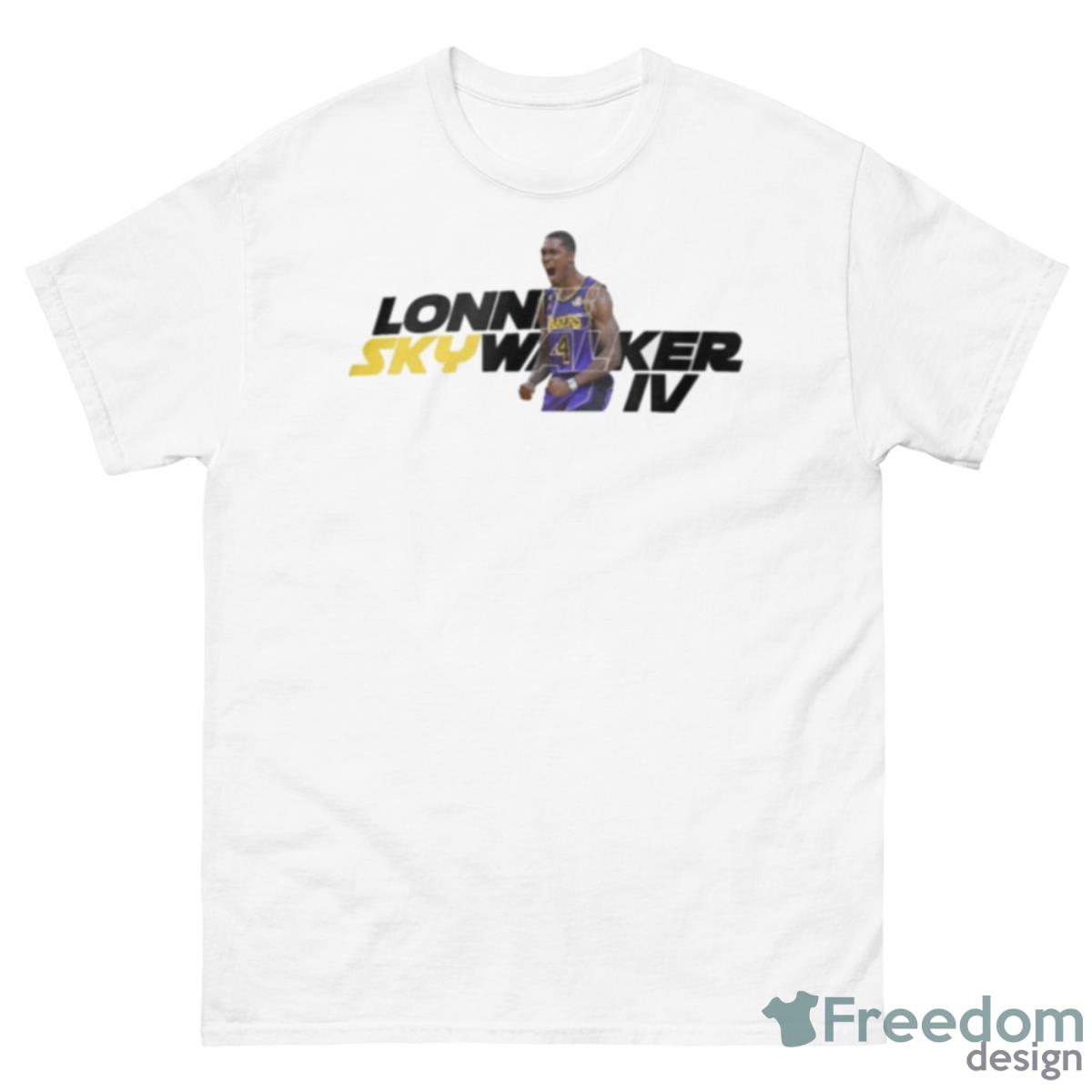 Lonnie Skywalker Walker Iv Los Angeles Lakers Shirt - 500 Men’s Classic Tee Gildan