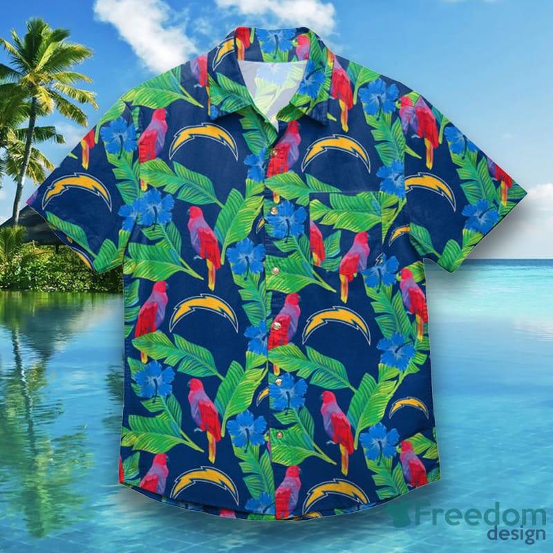 Los Angeles Chargers Hawaiian Shirt And Short - Freedomdesign