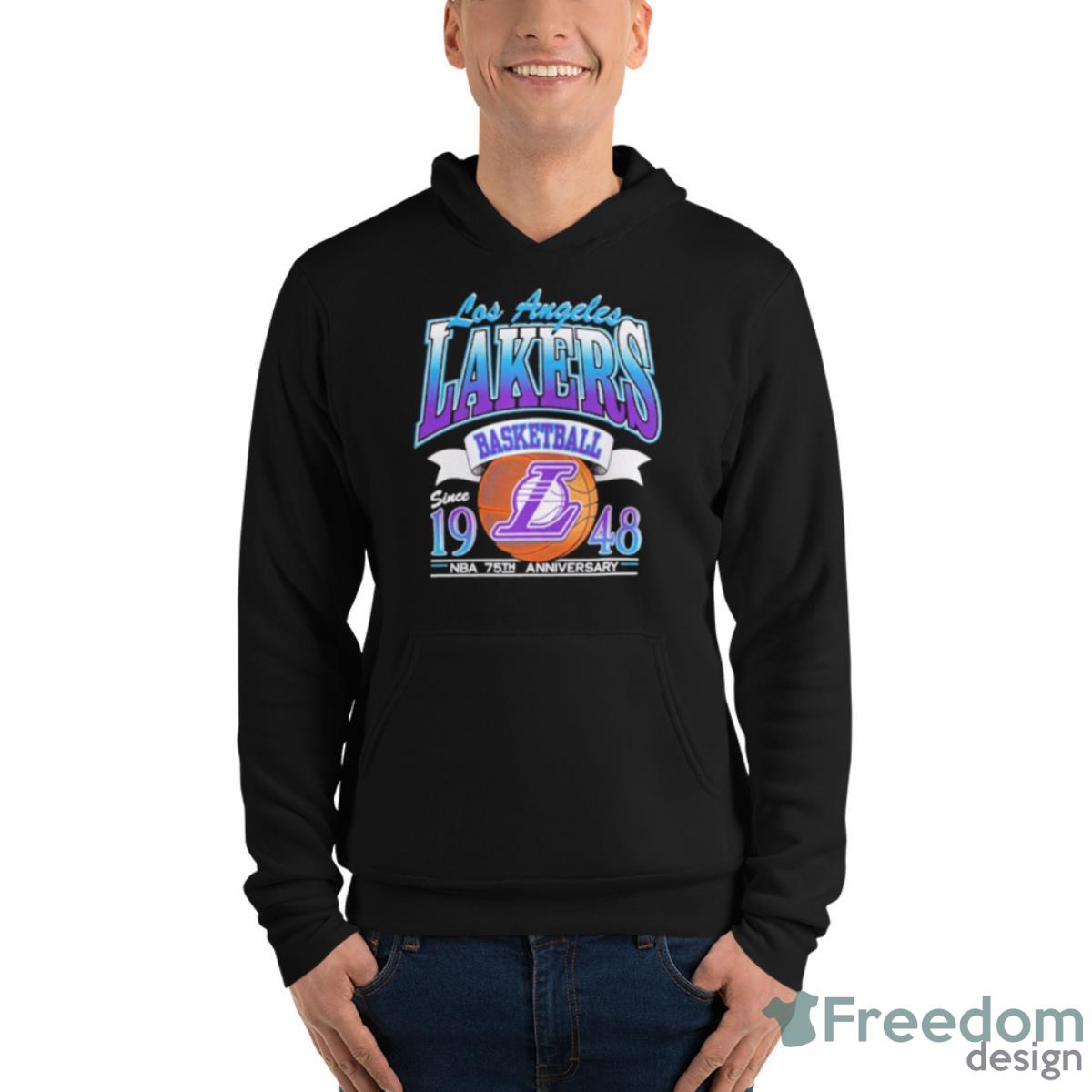 Los Angeles Lakers Basketball Since 1948 NBA 75Th Anniversary Lal Fan Shirt - Unisex Fleece Pullover Hoodie Los Angeles Lakers Basketball Since 1948 NBA 75Th Anniversary Lal Fan Shirt - Unisex Fleece Pullover Hoodie
