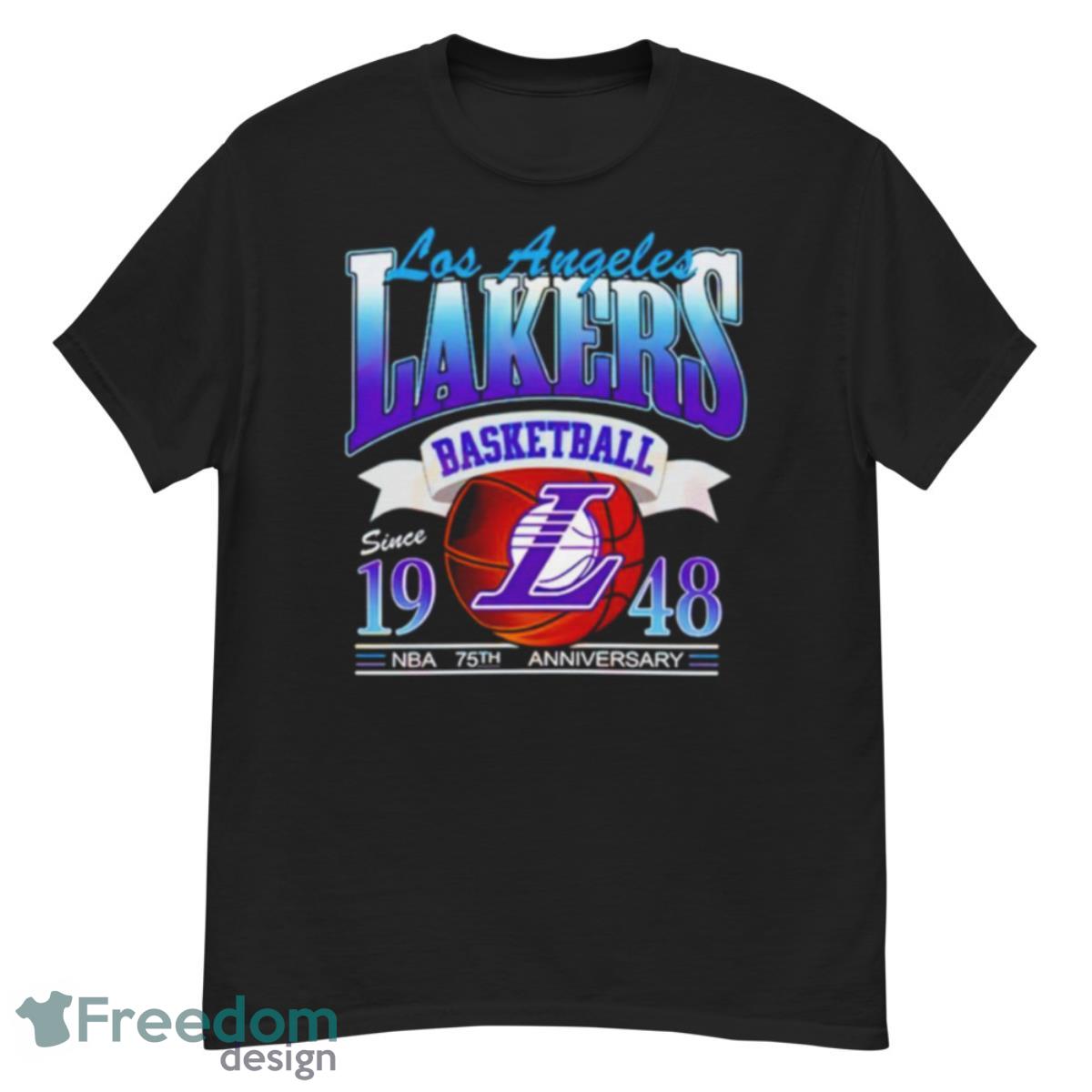 Los Angeles Lakers Basketball Since 1948 NBA 75th Anniversary Shirt - G500 Men’s Classic T-Shirt