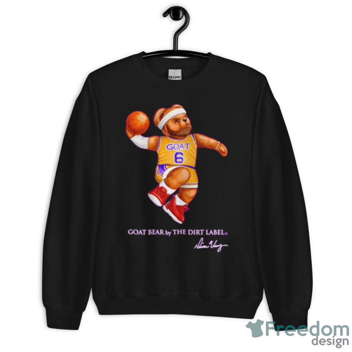 Los Angeles Lakers LeBron James GOAT Bear Shirt - Unisex Crewneck Sweatshirt Los Angeles Lakers LeBron James GOAT Bear Shirt - Unisex Crewneck Sweatshirt
