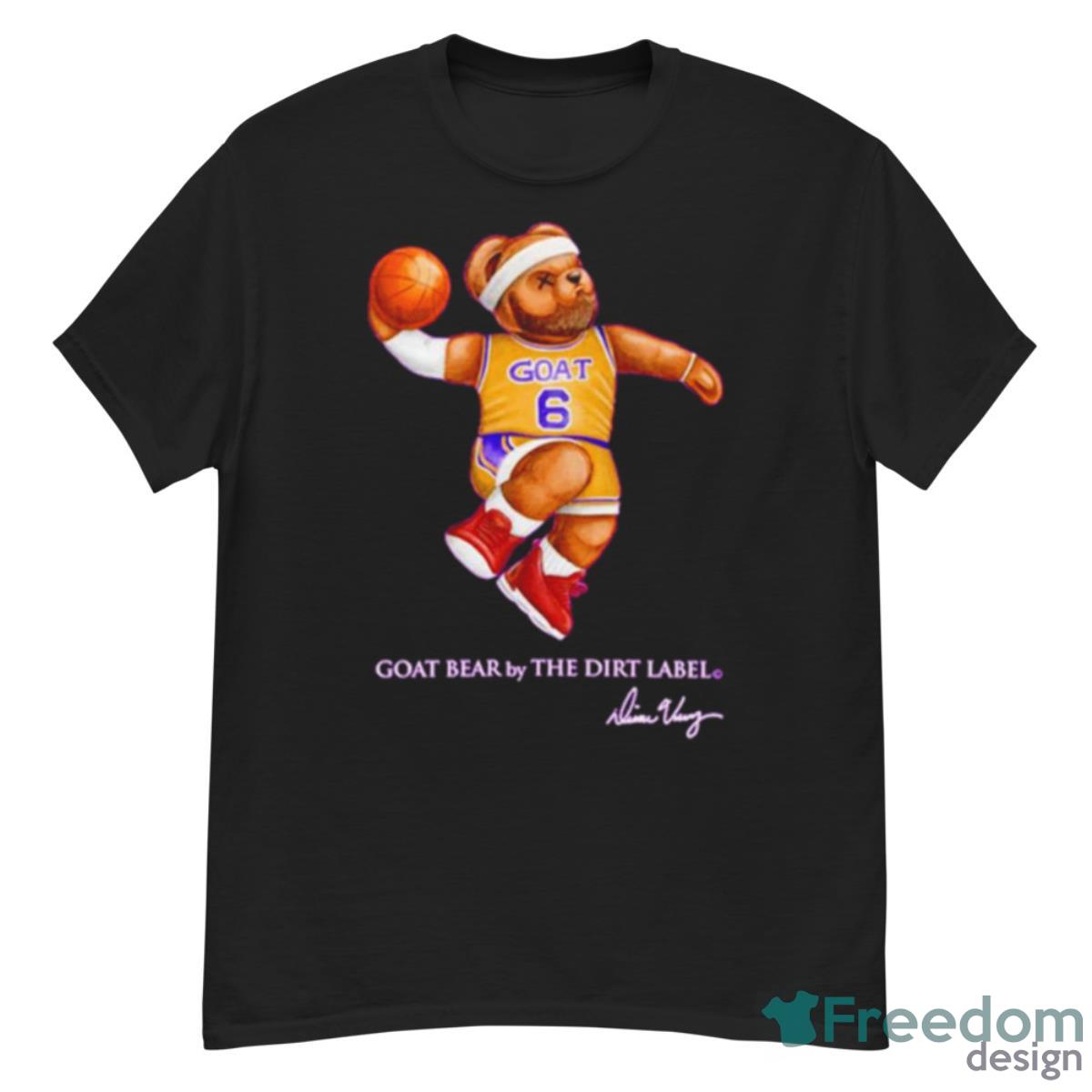 Los Angeles Lakers LeBron James GOAT Bear Shirt - G500 Men’s Classic T-Shirt