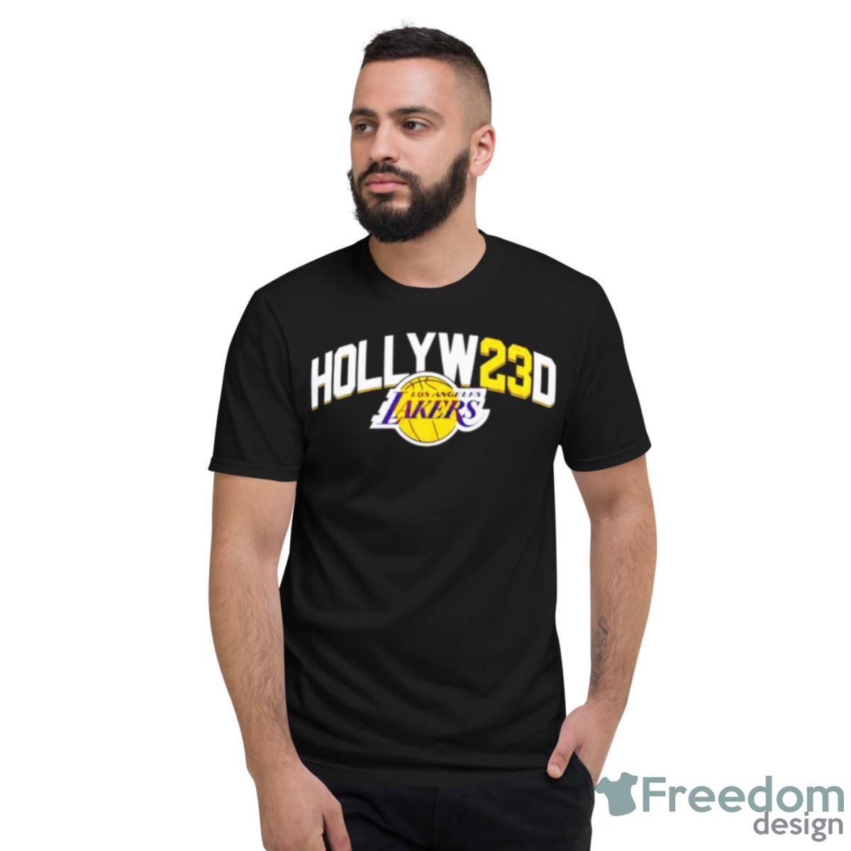 Los Angeles Lakers LeBron James Hollyw23d Shirt - Short Sleeve T-Shirt