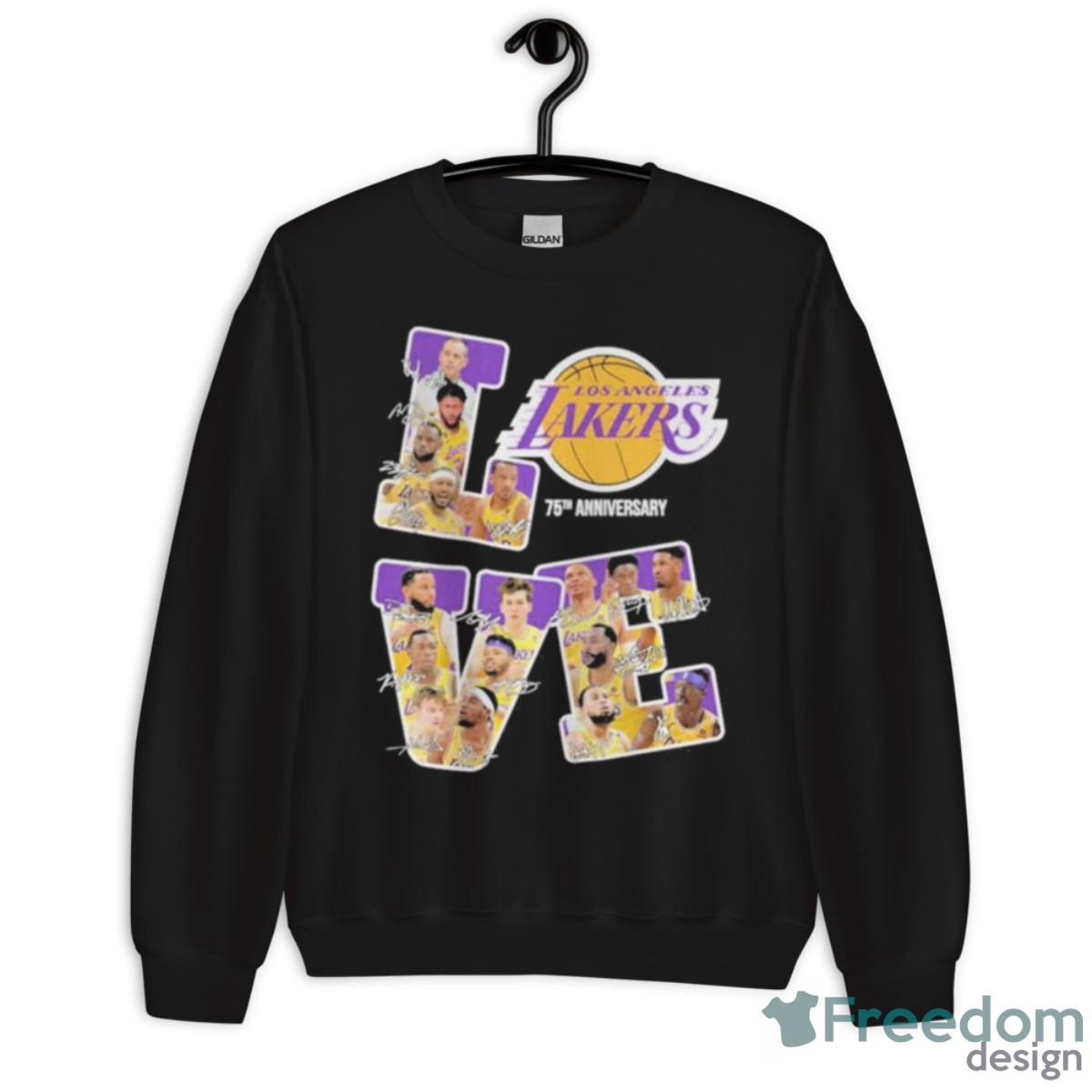 Los Angeles Lakers Love 2023 NBA Championship Signatures Shirt - Unisex Crewneck Sweatshirt Los Angeles Lakers Love 2023 NBA Championship Signatures Shirt - Unisex Crewneck Sweatshirt