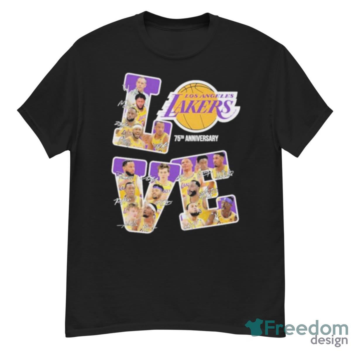 Los Angeles Lakers Love 2023 NBA Championship Signatures Shirt - G500 Men’s Classic T-Shirt