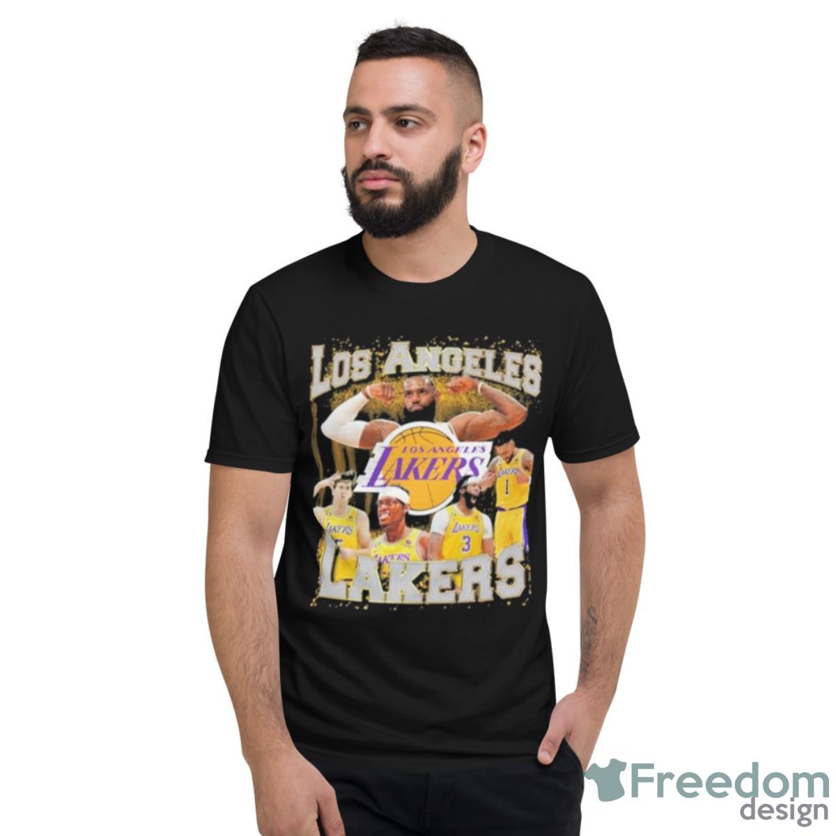 Los Angeles Lakers Players 2023 NBA T Shirt - Short Sleeve T-Shirt