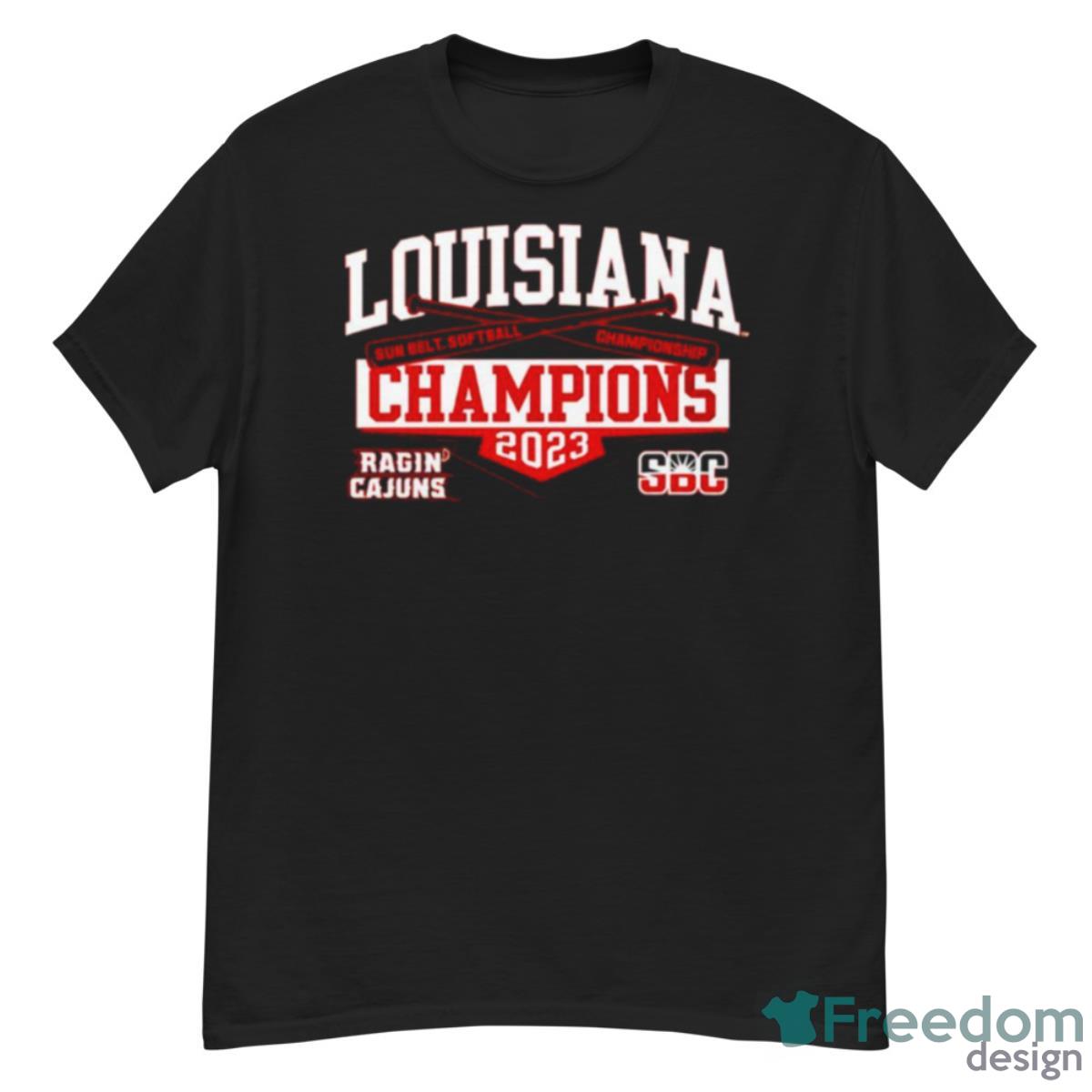 Louisiana Ragin’ Cajuns NCAA Sunbelt Softball Conference Tournament Champions 2023 Shirt - G500 Men’s Classic T-Shirt