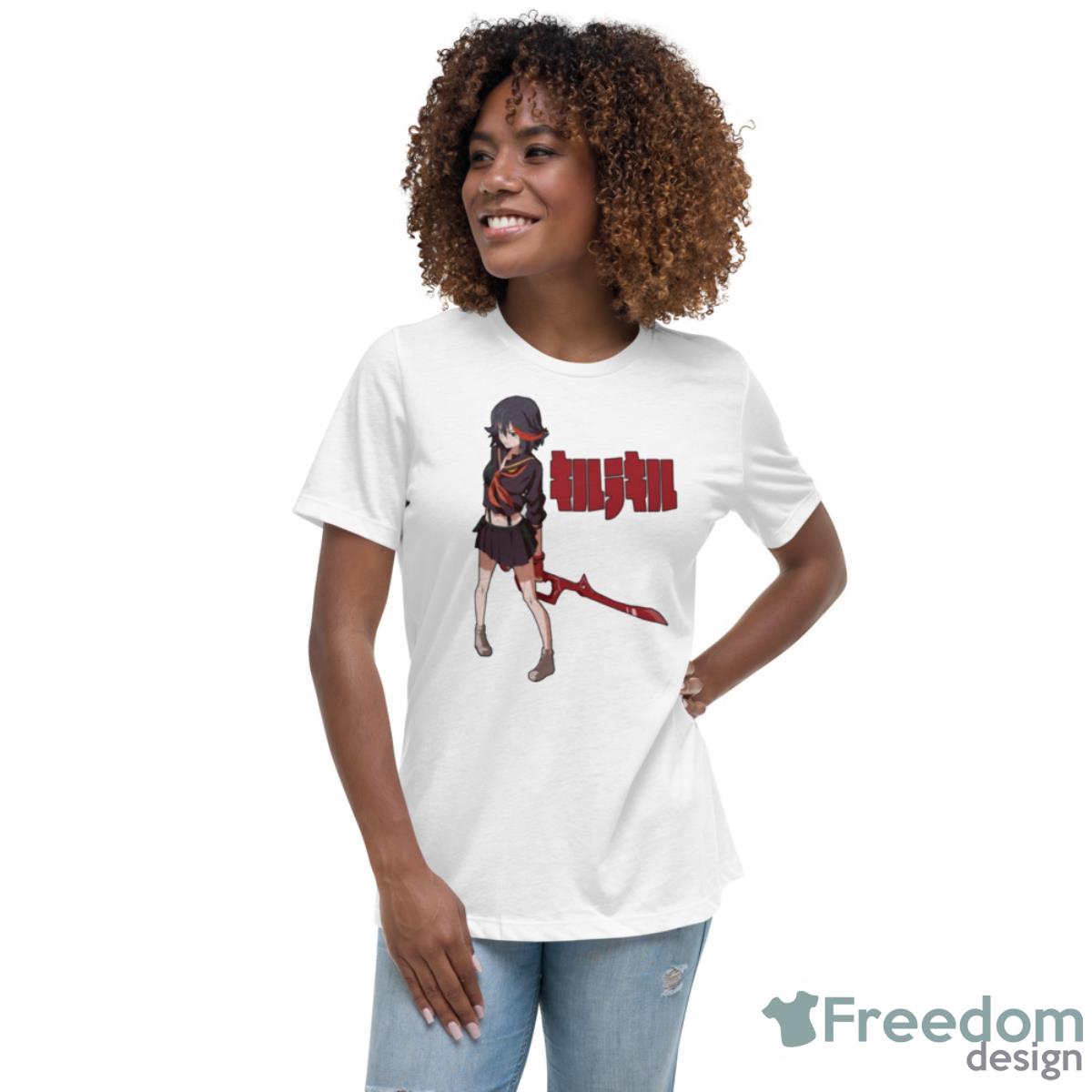 Low Poly Kill La Kill Ryuko Matoi Japanese Shirt - Womens Relaxed Short Sleeve Jersey Tee Low Poly Kill La Kill Ryuko Matoi Japanese Shirt - Womens Relaxed Short Sleeve Jersey Tee