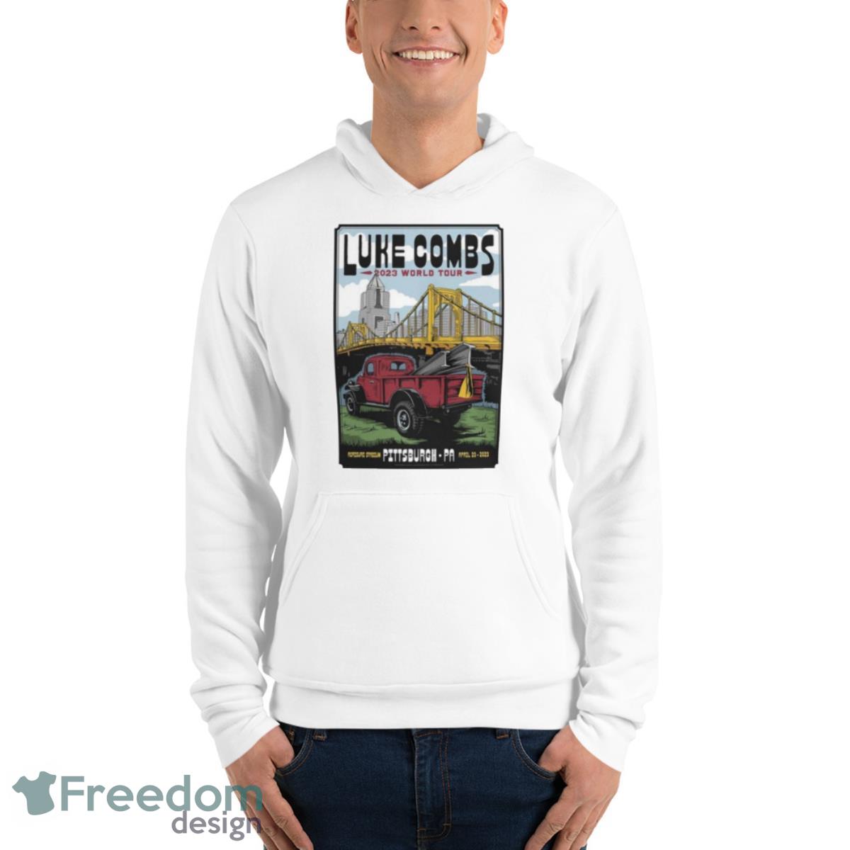 Luke Combs Acrisure Stadium Pittsburgh, PA April 29 2023 Shirt - Unisex Fleece Pullover Hoodie Luke Combs Acrisure Stadium Pittsburgh, PA April 29 2023 Shirt - Unisex Fleece Pullover Hoodie