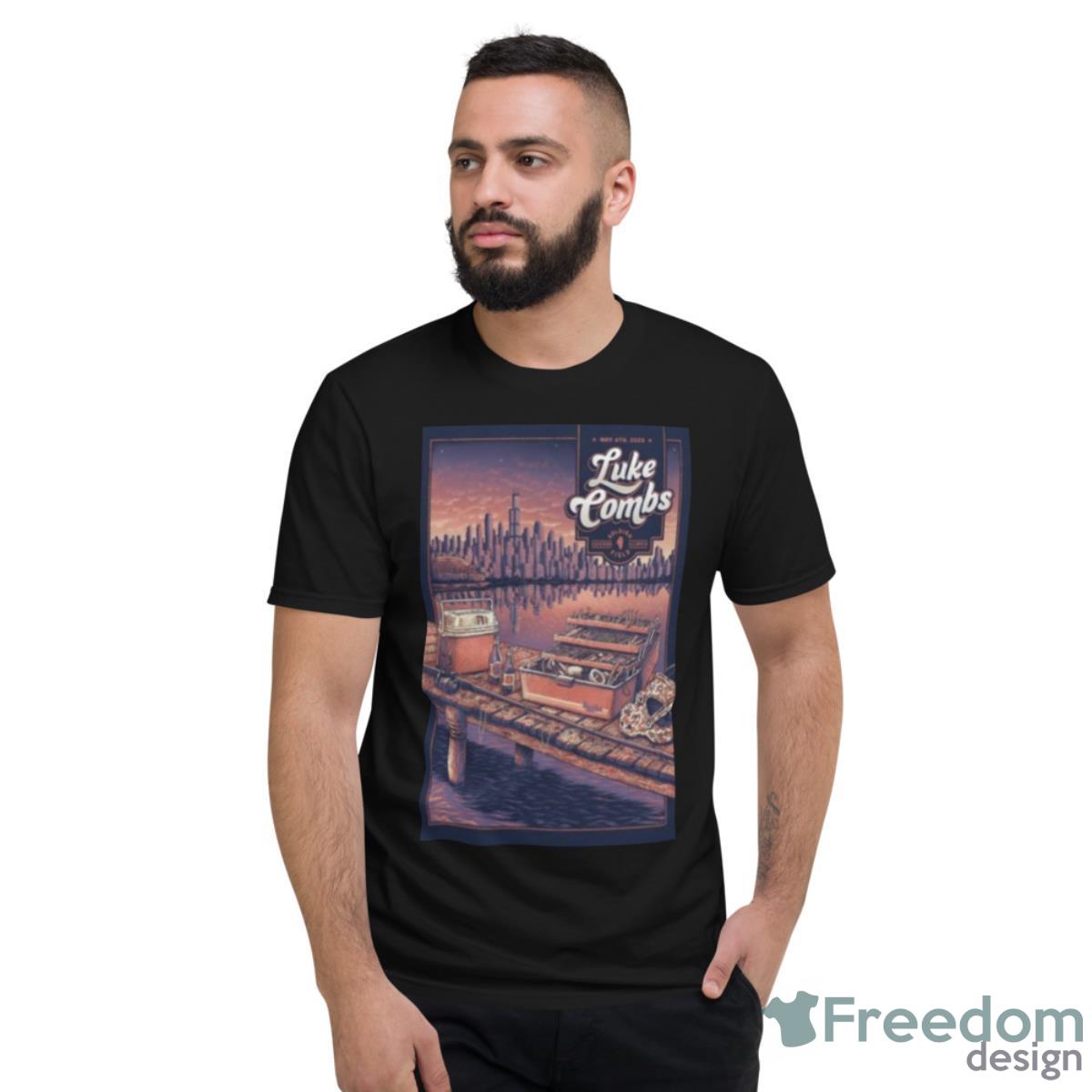 Luke Combs Chicago May 6th 2023 Soldier Field Illinois Shirt - Short Sleeve T-Shirt