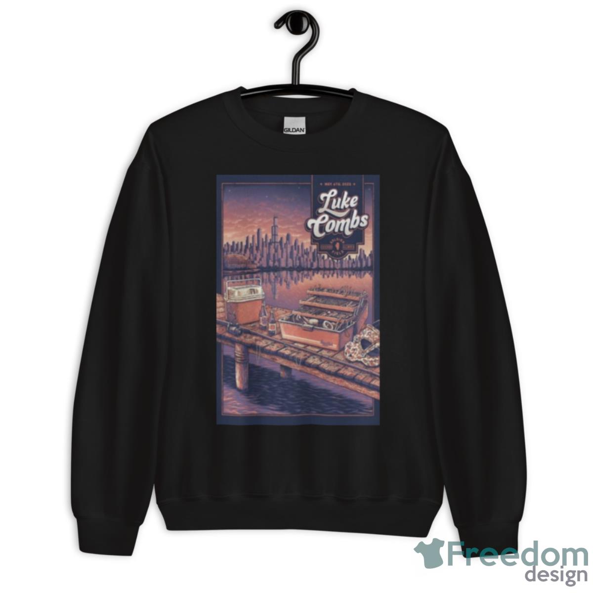 Luke Combs Chicago May 6th 2023 Soldier Field Illinois Shirt - Unisex Crewneck Sweatshirt Luke Combs Chicago May 6th 2023 Soldier Field Illinois Shirt - Unisex Crewneck Sweatshirt