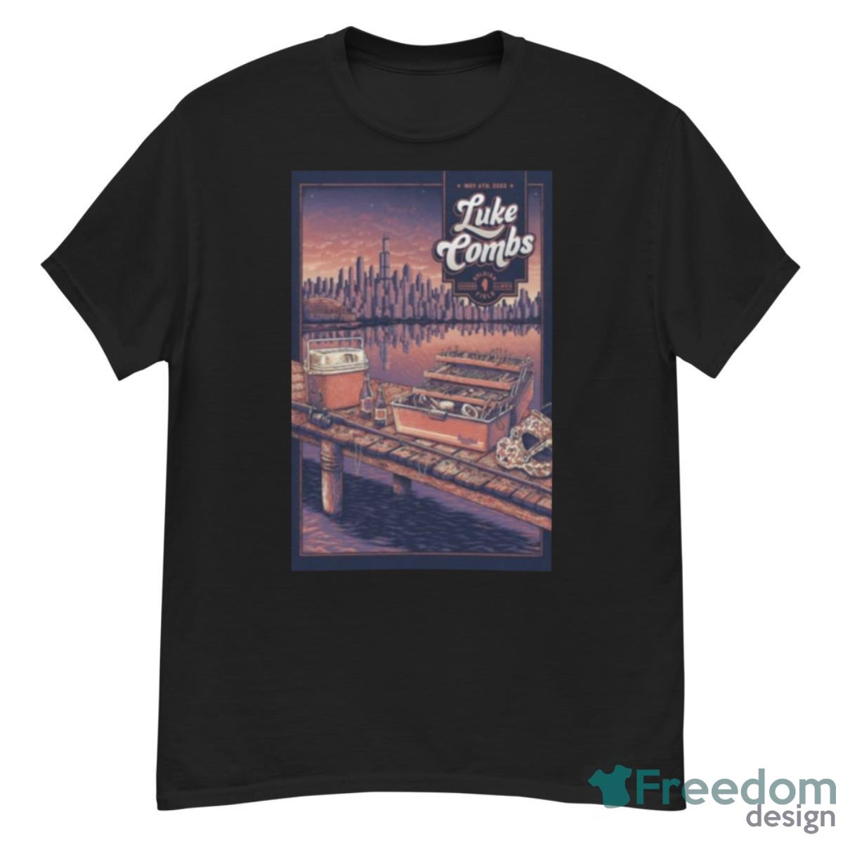 Luke Combs Chicago May 6th 2023 Soldier Field Illinois Shirt - G500 Men’s Classic T-Shirt