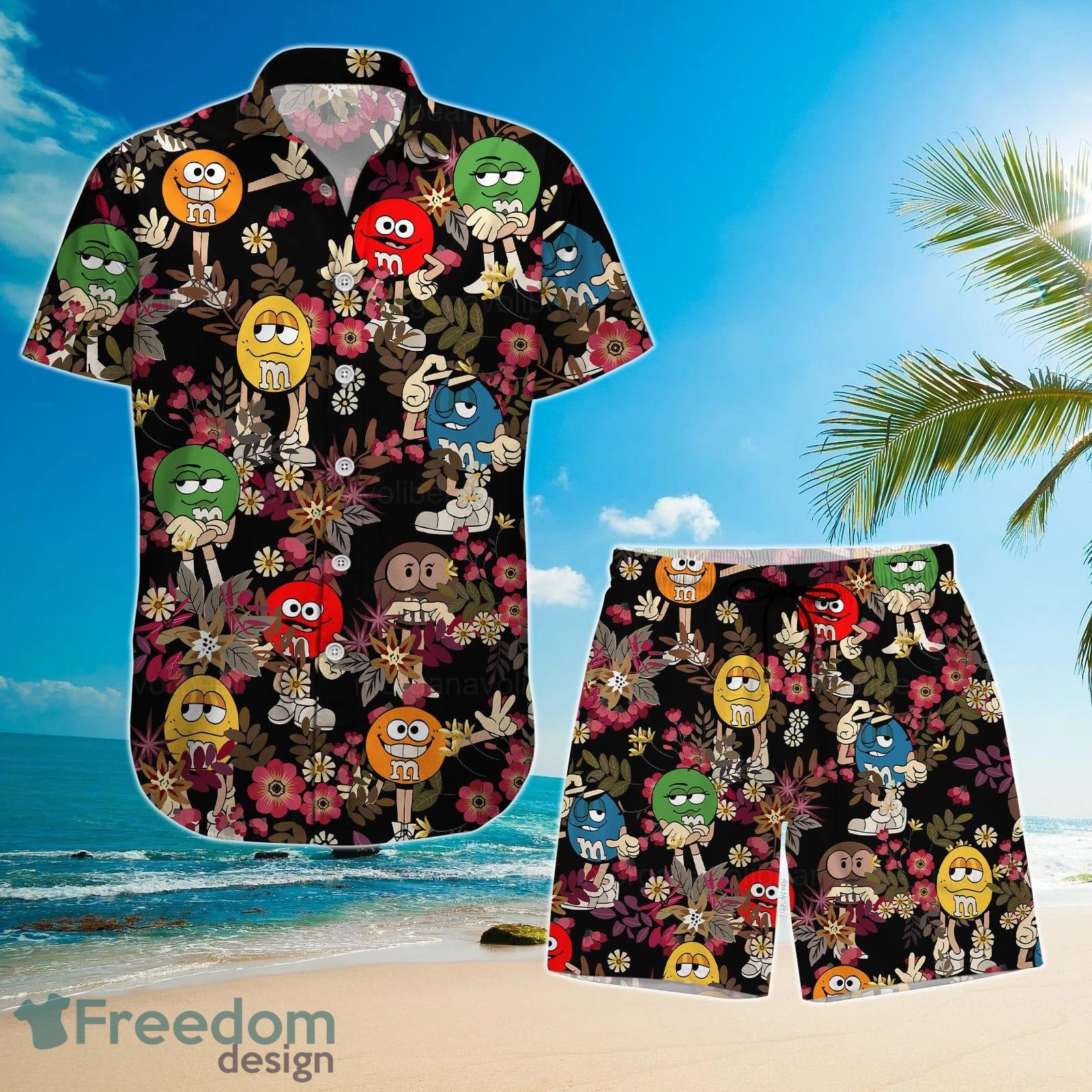 M And M Hawaiian Shirt And Short For Men And Women Product Photo 1