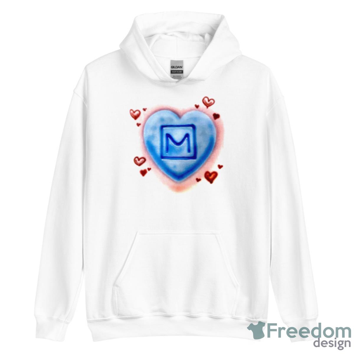 M Terrible Love Shirt image M Terrible Love Shirt - Unisex Heavy Blend Hooded Sweatshirt