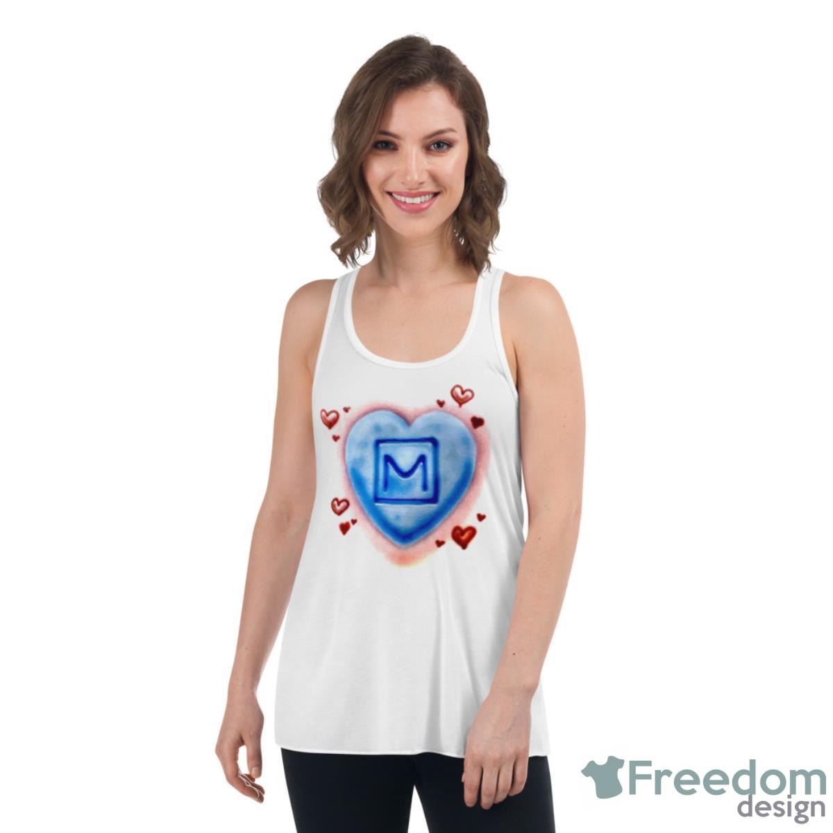 M Terrible Love Shirt - Womens Flowy Racerback Tank M Terrible Love Shirt - Womens Flowy Racerback Tank