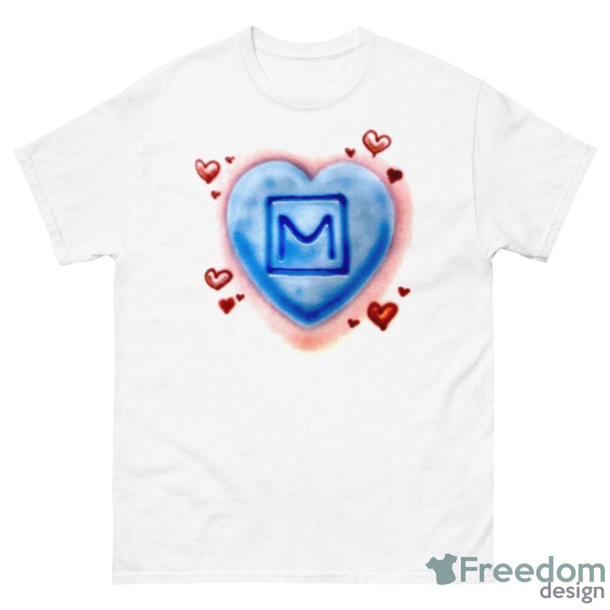 M Terrible Love Shirt - 500 Men’s Classic Tee Gildan