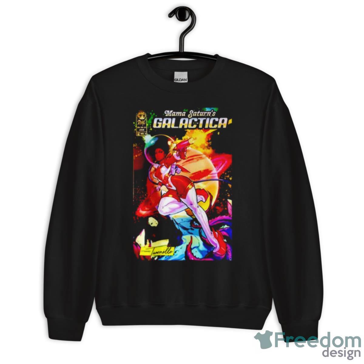 Mama Saturn’s Galactica Shirt image Mama Saturn’s Galactica Shirt - Unisex Crewneck Sweatshirt