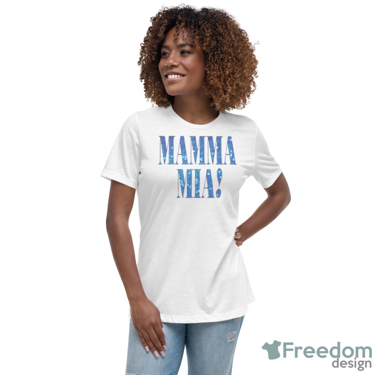 Mamma Mia Disco Shirt - Womens Relaxed Short Sleeve Jersey Tee Mamma Mia Disco Shirt - Womens Relaxed Short Sleeve Jersey Tee