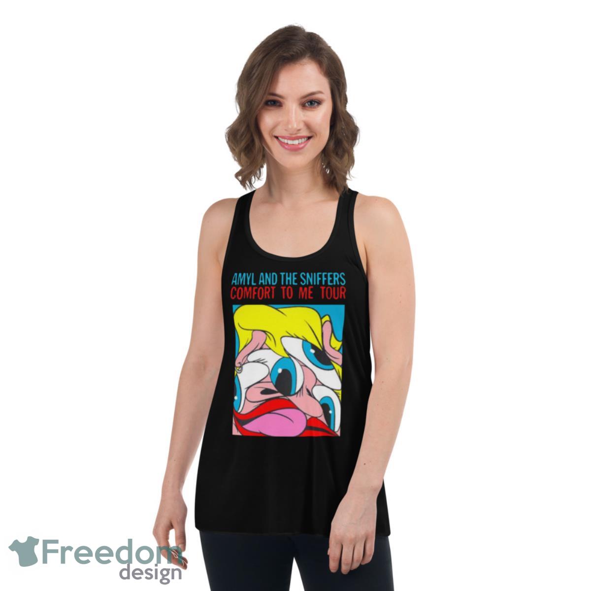 Man Of Few Words Amyl And The Sniffers Shirt - Womens Flowy Racerback Tank Man Of Few Words Amyl And The Sniffers Shirt - Womens Flowy Racerback Tank