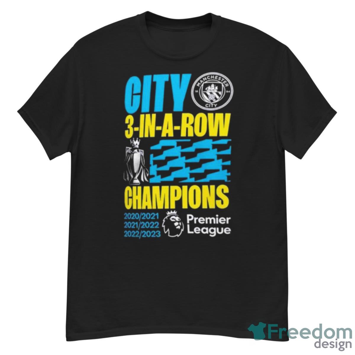 Manchester City 22 23 Premier League Champions 3D Shirt Gifts For Your Favorite NFL Fan - G500 Men’s Classic T-Shirt