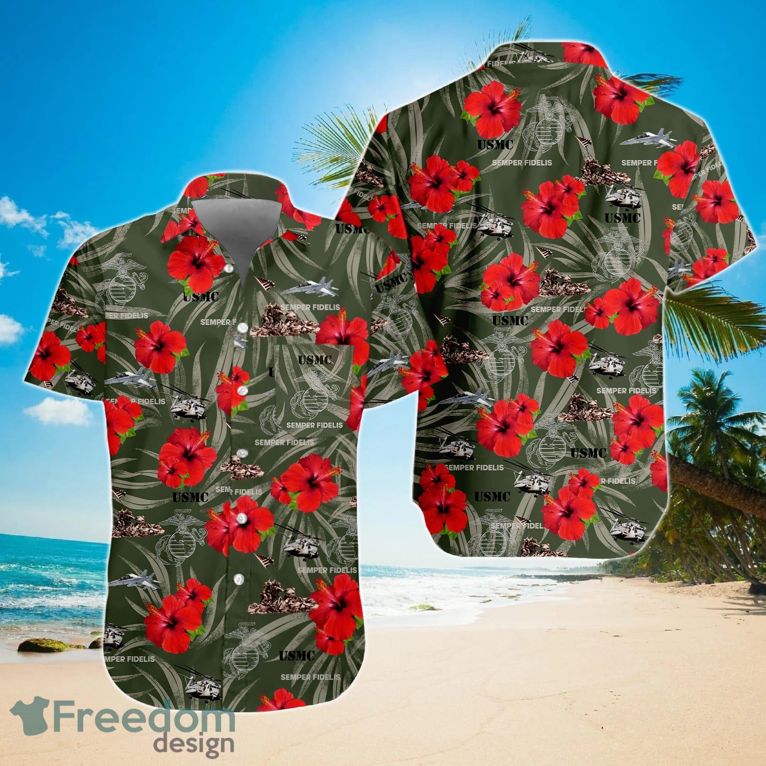 Marines Semper Fi Hawaiian Shirt For Men And Women Product Photo 1