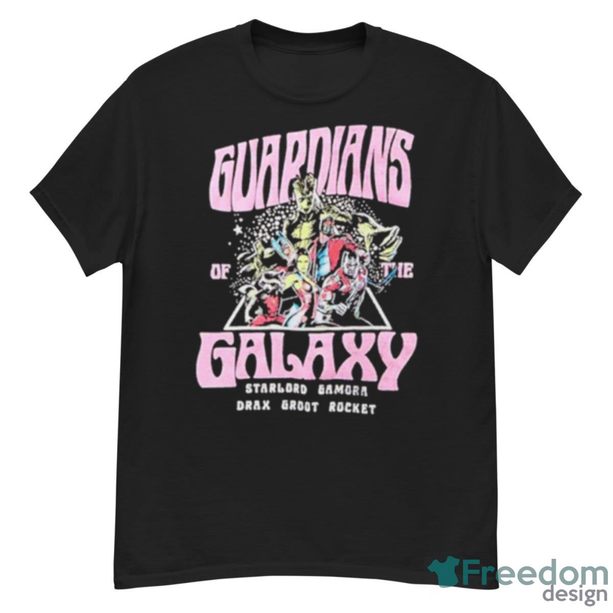 Marvel Guardians Of The Galaxy Retro Triangular Portrait Shirt - G500 Men’s Classic T-Shirt