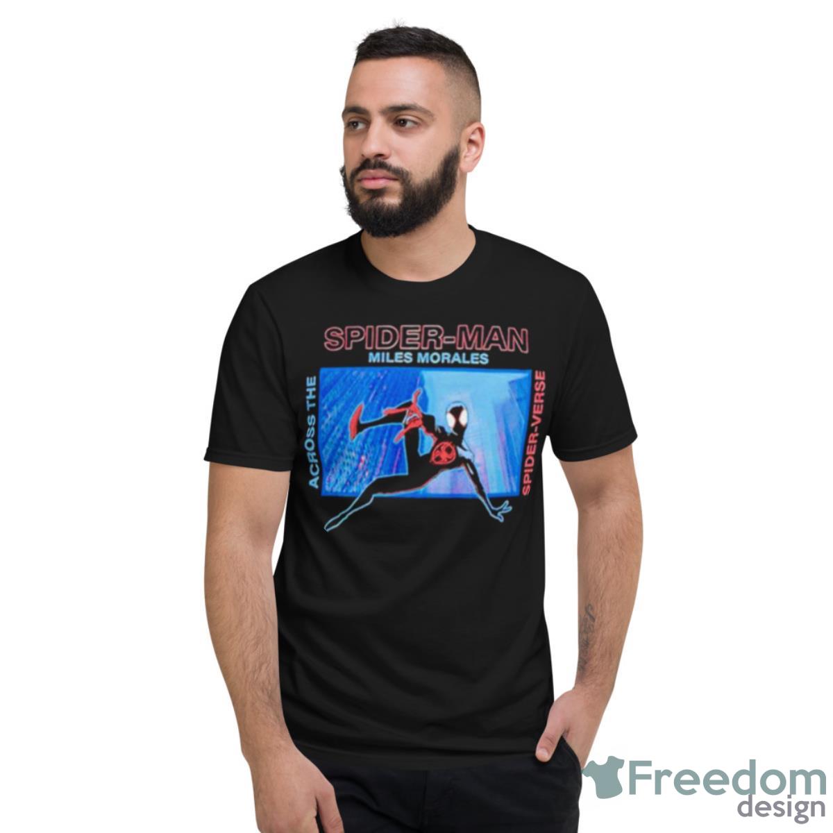 Marvel Spider Man Across The Spider Verse Miles Morales Panel Shirt - Short Sleeve T-Shirt