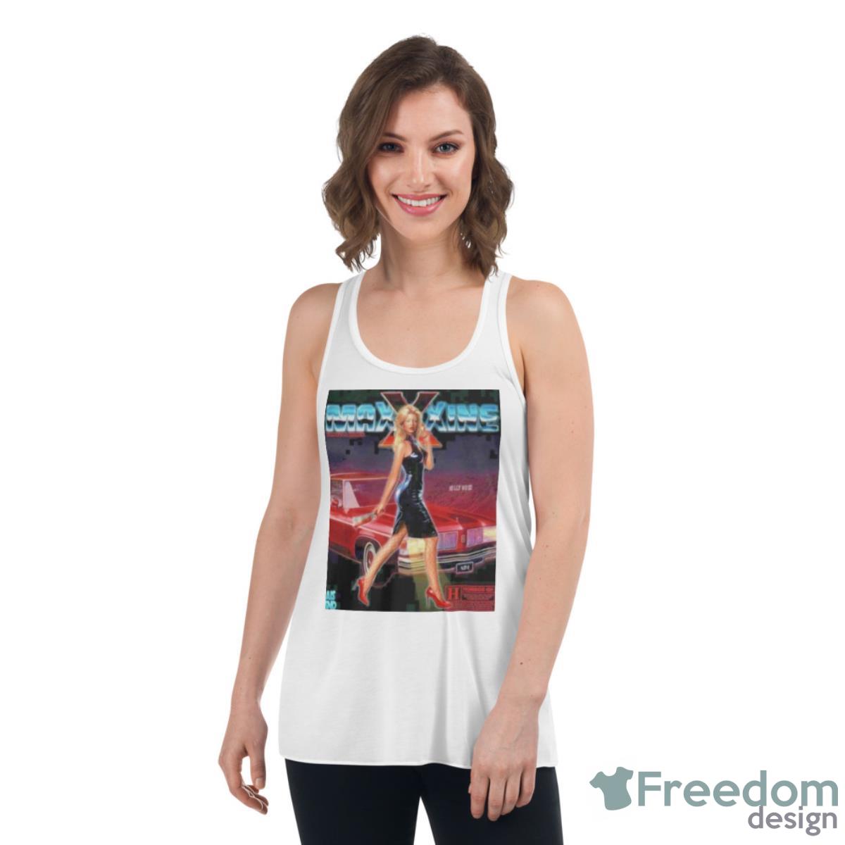 Maxxxine Fames A Killer Shirt - Womens Flowy Racerback Tank Maxxxine Fames A Killer Shirt - Womens Flowy Racerback Tank