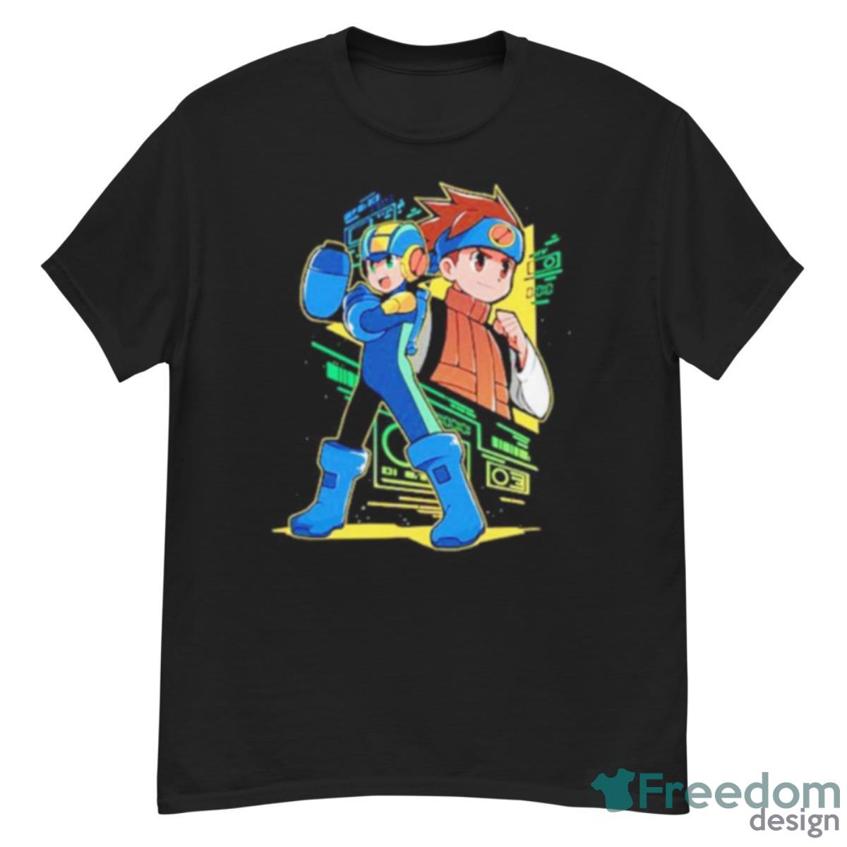 Mega Man And Lan Cartoon Shirt - G500 Men’s Classic T-Shirt