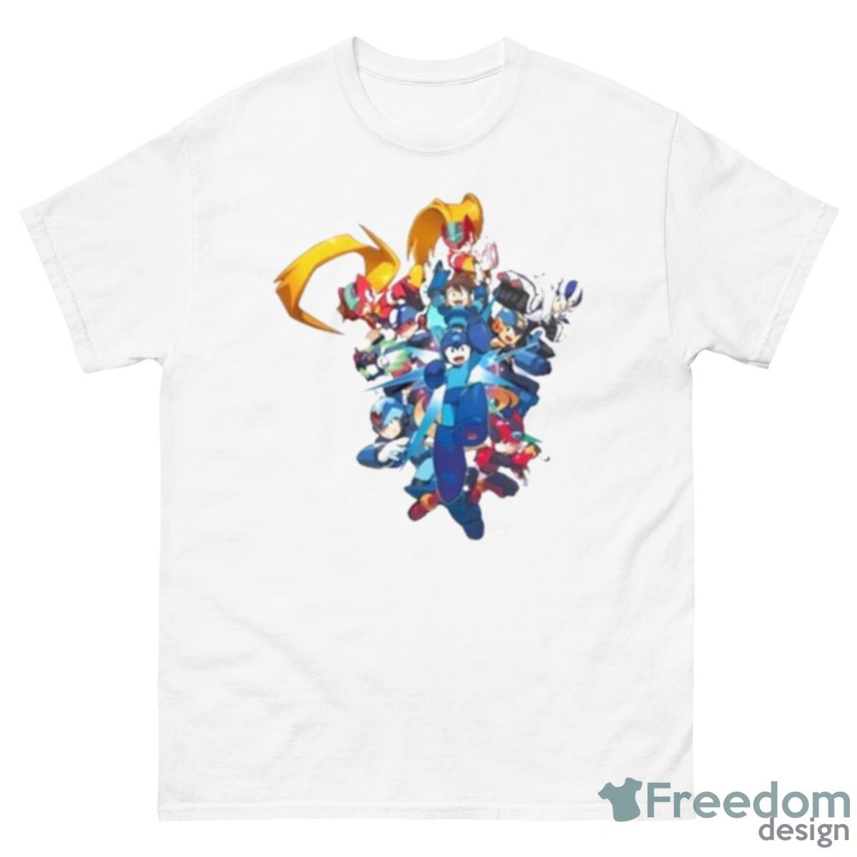 Mega Man’s 35th Anniversary Artwork Shirt - 500 Men’s Classic Tee Gildan