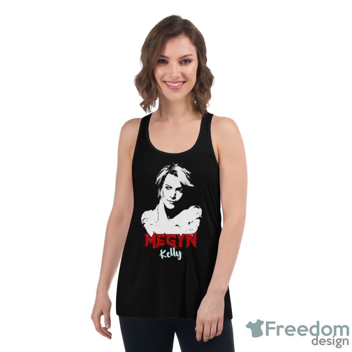 Megyn Kelly Art Shirt - Womens Flowy Racerback Tank Megyn Kelly Art Shirt - Womens Flowy Racerback Tank