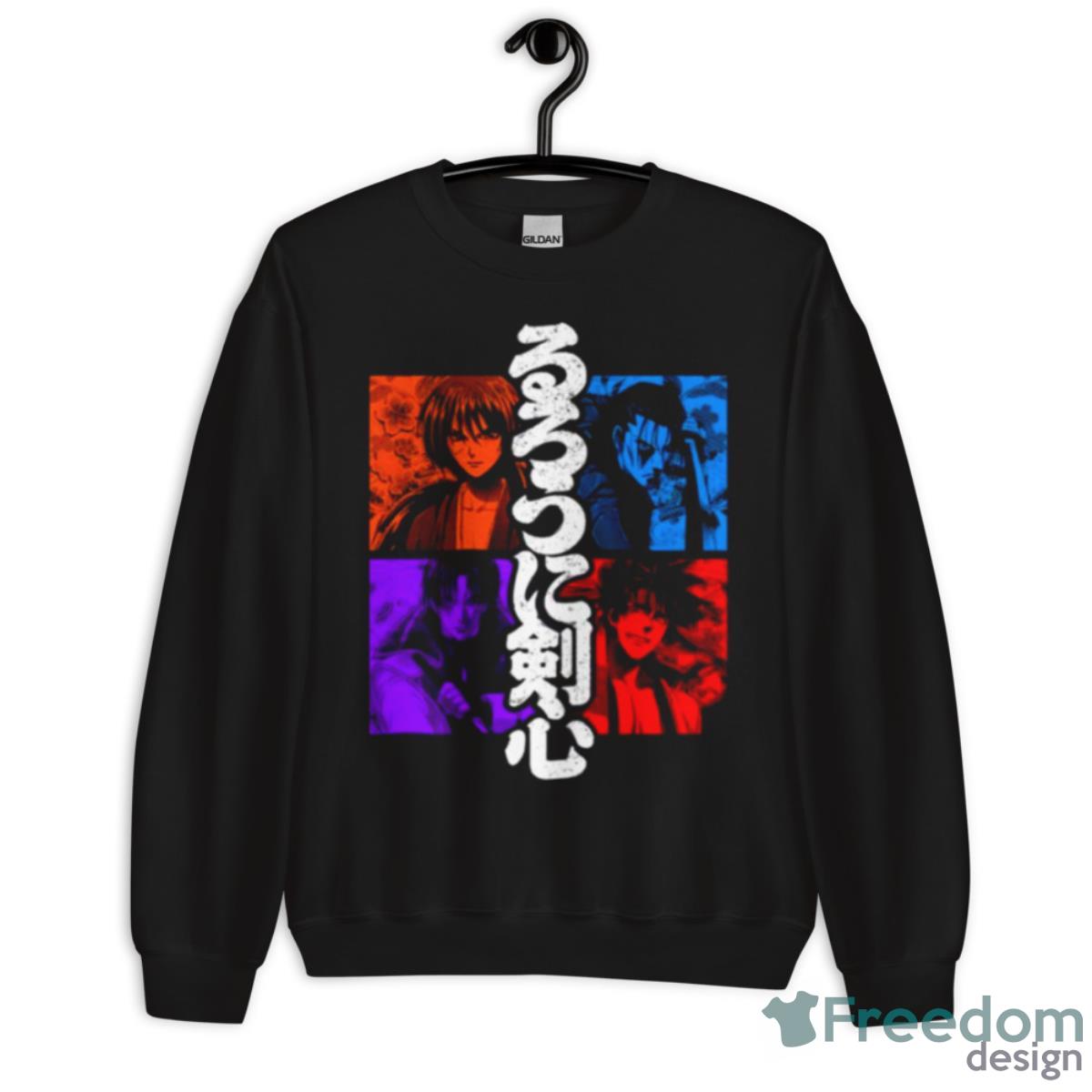 Meiji Team Color Rurouni Kenshin Shirt - Unisex Crewneck Sweatshirt Meiji Team Color Rurouni Kenshin Shirt - Unisex Crewneck Sweatshirt