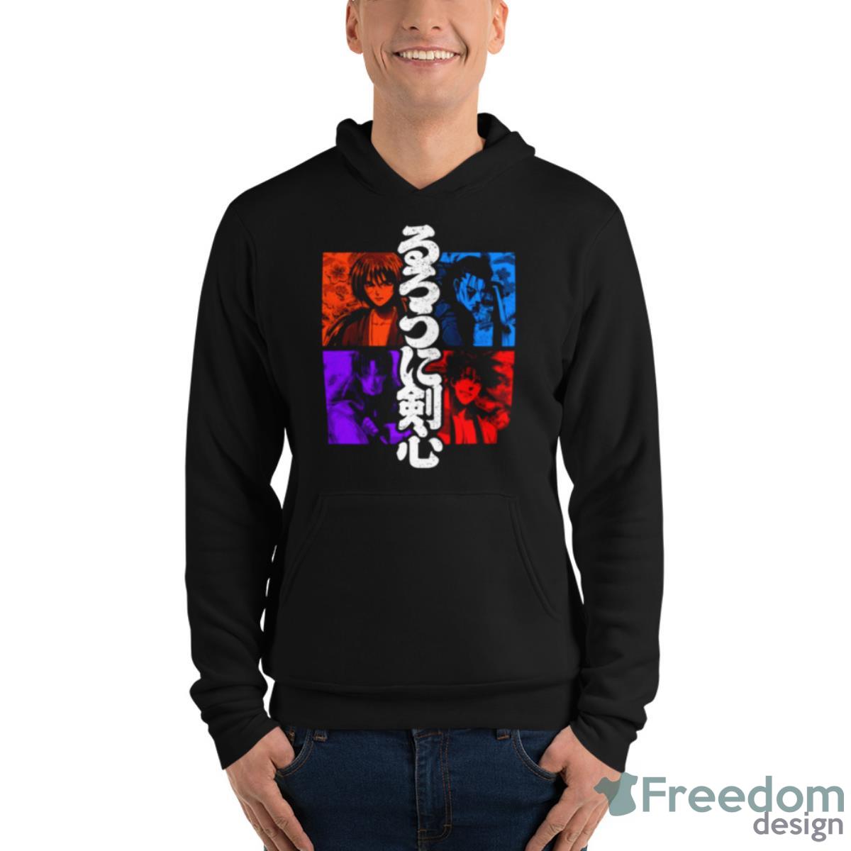 Meiji Team Color Rurouni Kenshin Shirt - Unisex Fleece Pullover Hoodie Meiji Team Color Rurouni Kenshin Shirt - Unisex Fleece Pullover Hoodie
