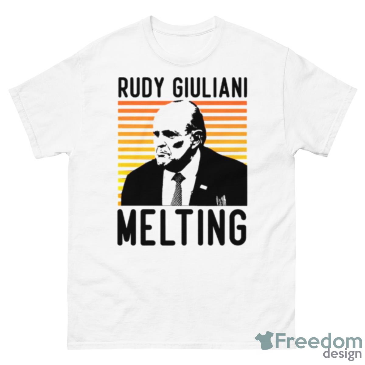 Melting Rudy Giuliani Retro Colored Shirt - 500 Men’s Classic Tee Gildan