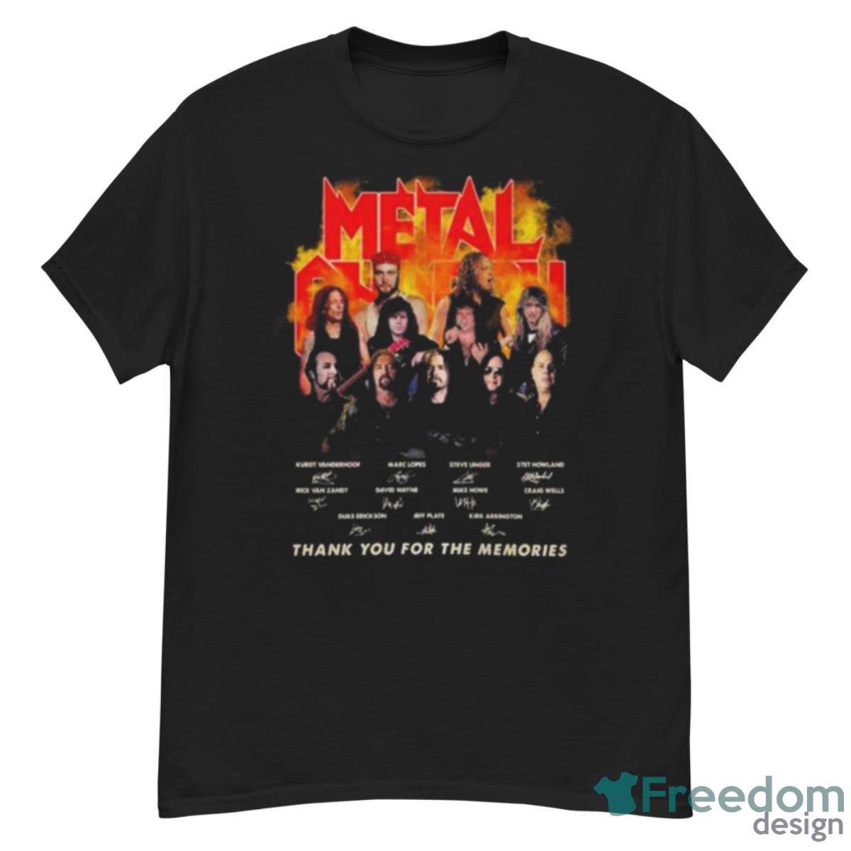 Metal Church Thank You For The Memories Signatures Shirt - G500 Men’s Classic T-Shirt